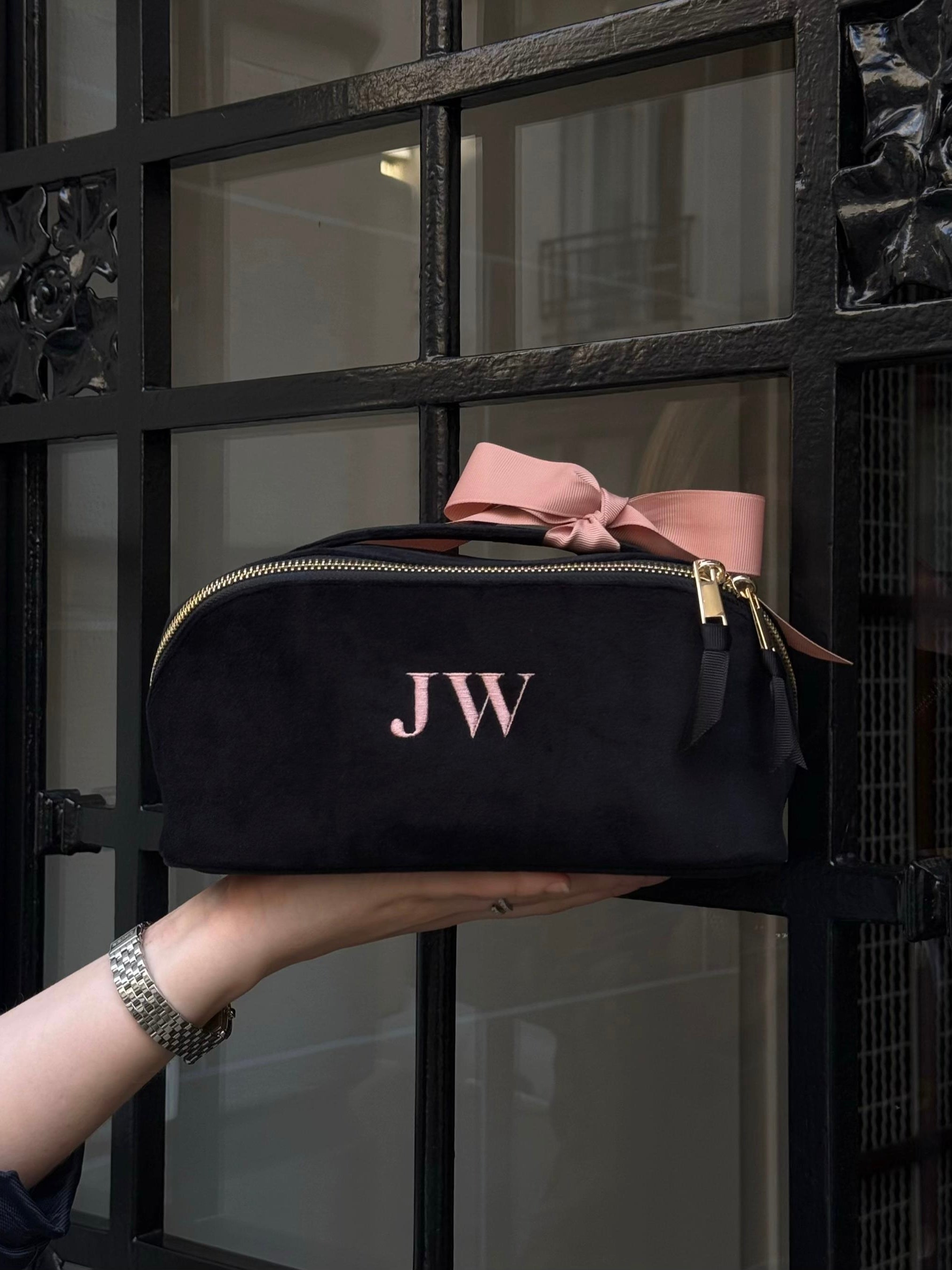 A Fresh Look at Our Black Eco Velvet Cosmetic Organizer