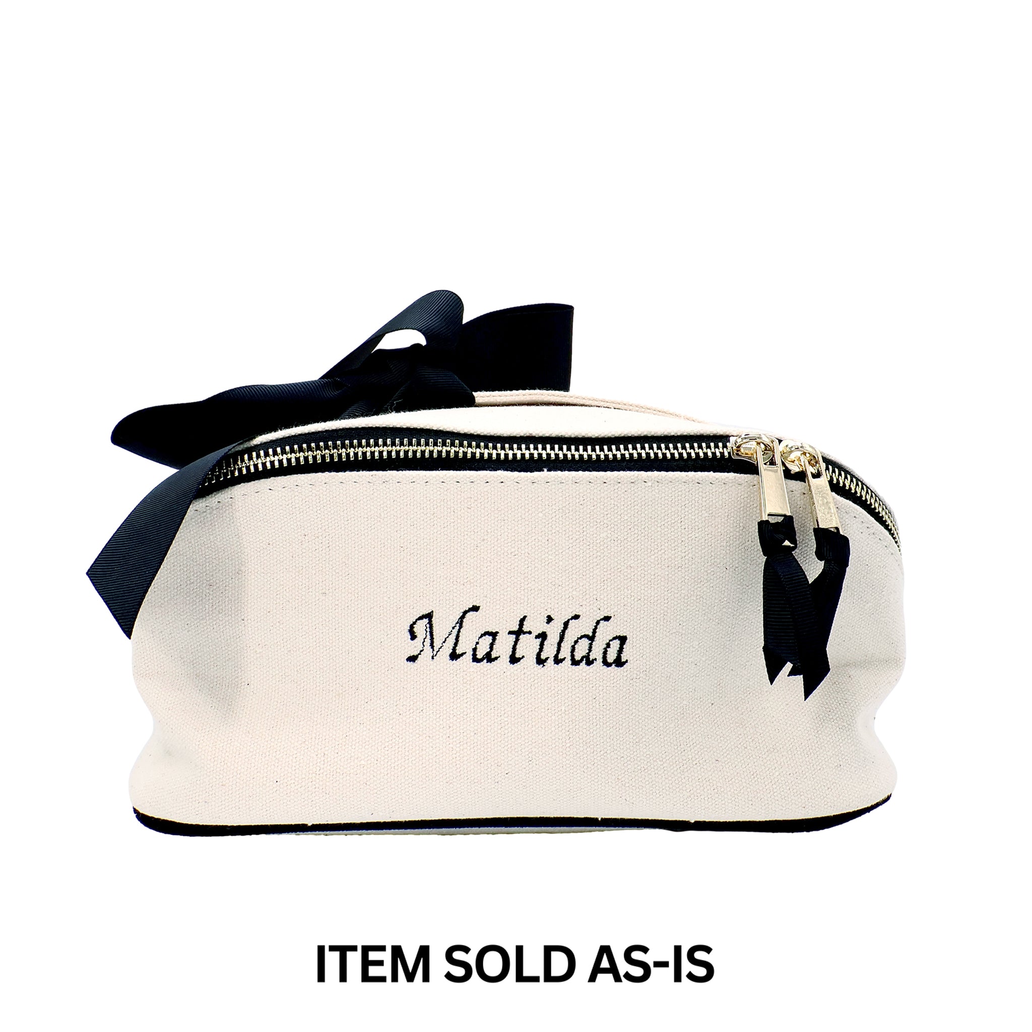 SALES BIN - Organizing Makeup Bag, Expandable – Cream