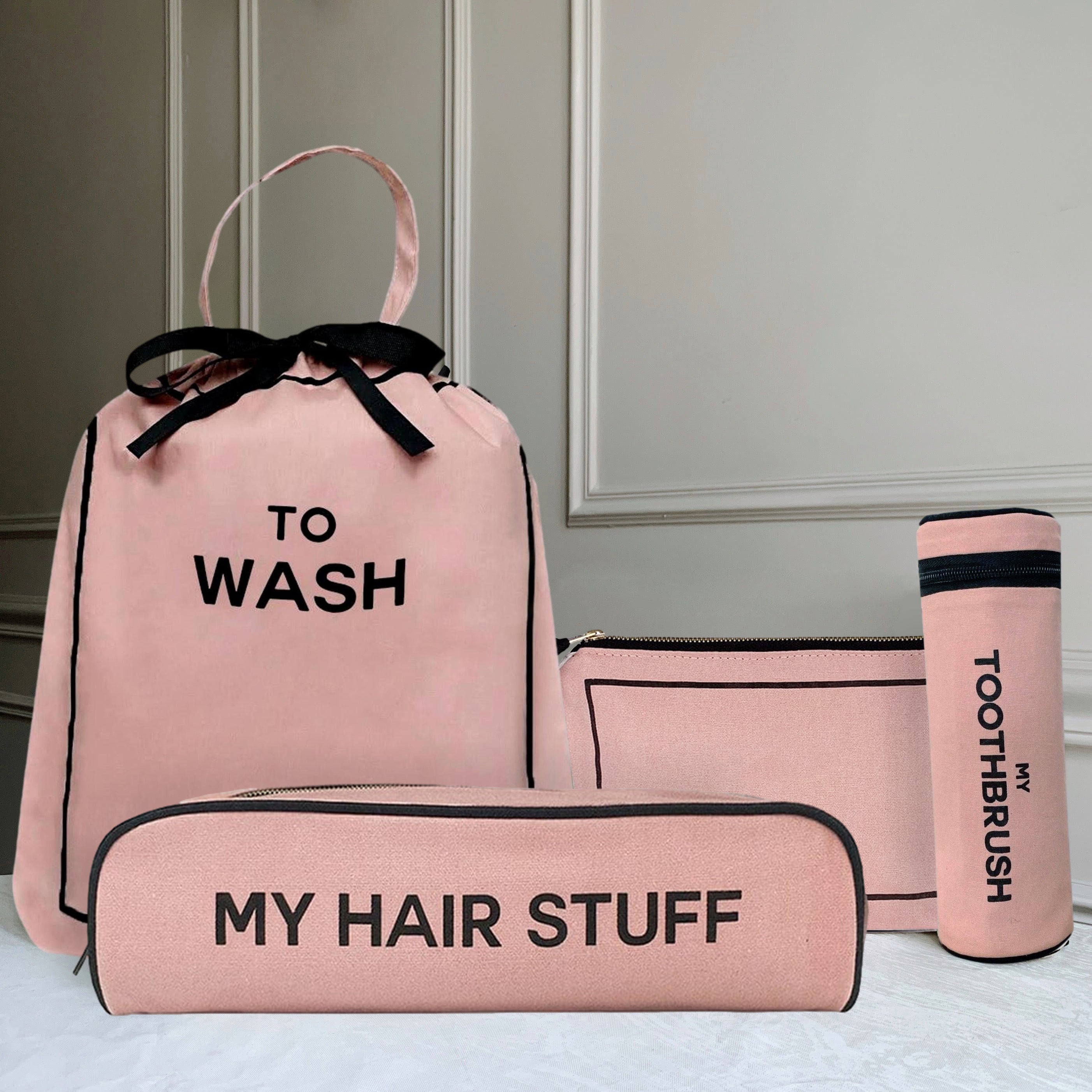 Best Deal Gift Set, 4-pack Travel & Home, Pink/Blush