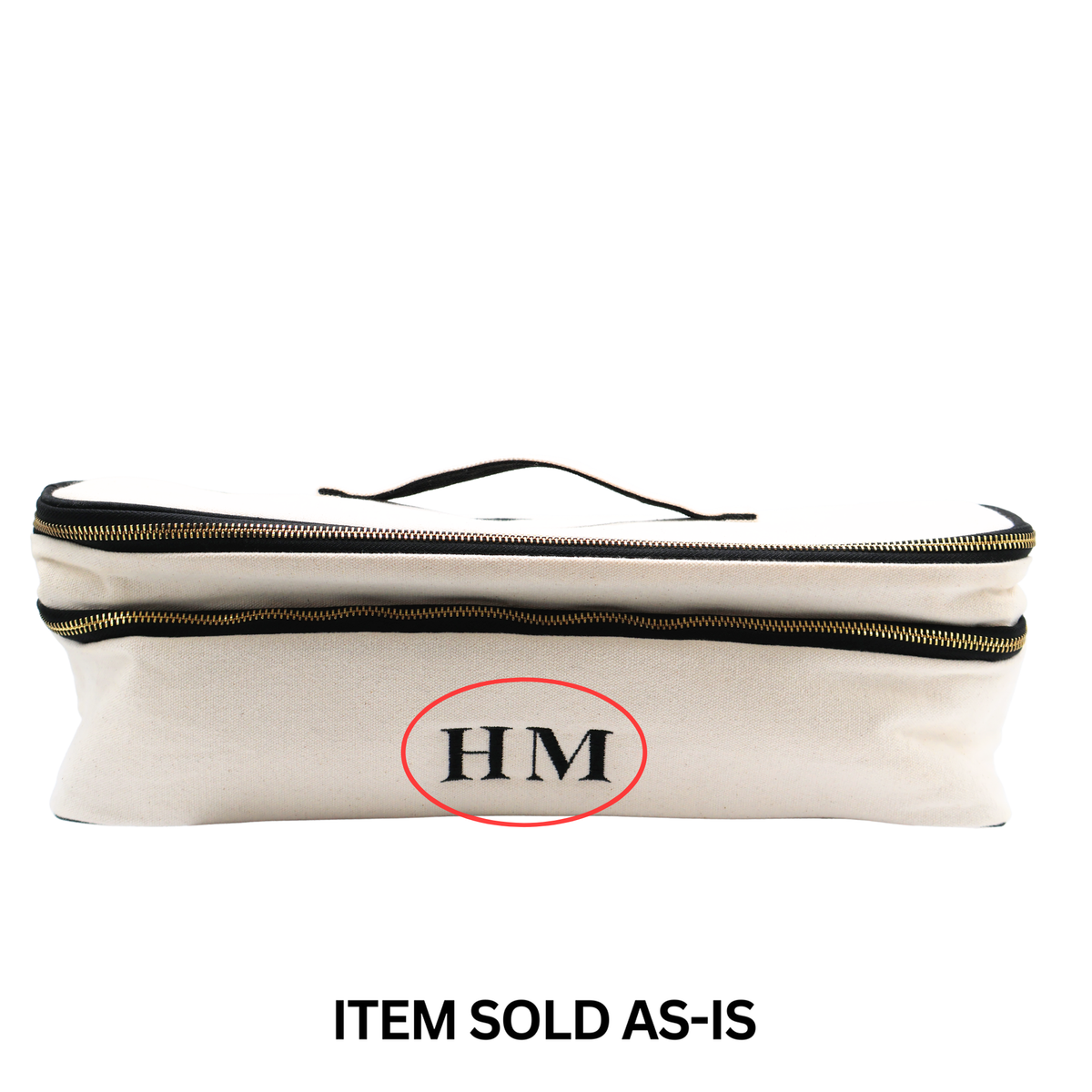 SALES BIN – Double Hair Tools Travel Case – Cream