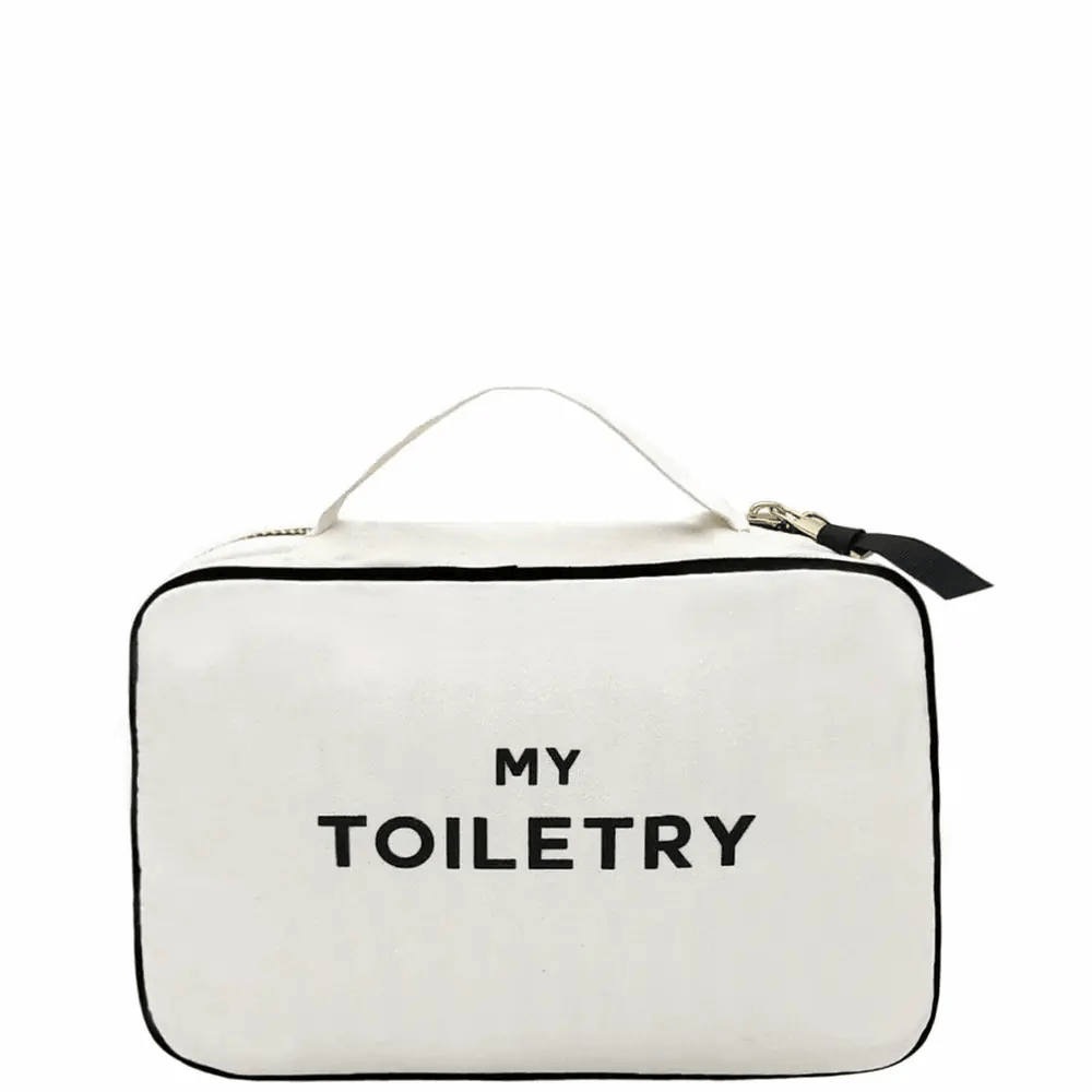 Trousse de toilette pliable/suspendue – Crème