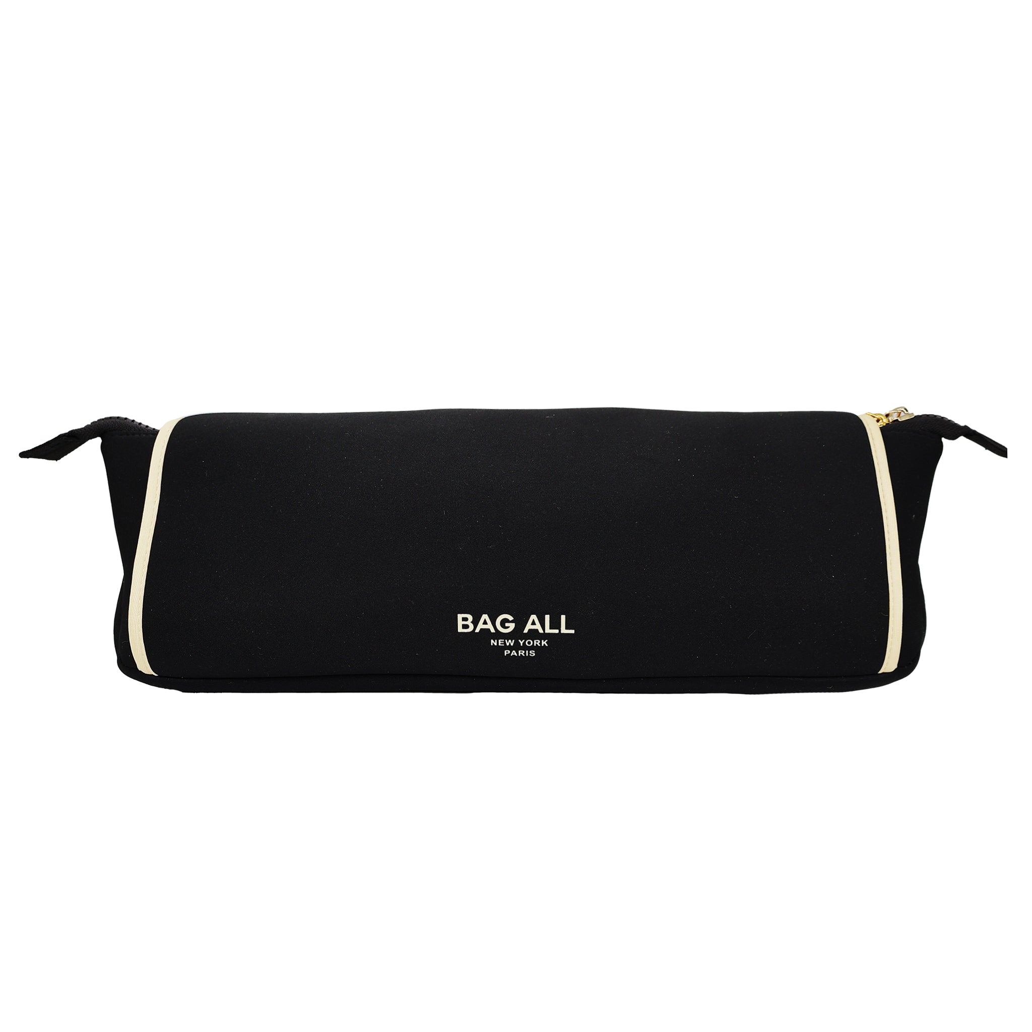 Bag-all black hair tools travel case with heat-resistant mat, compact and stylish for on-the-go storage and protection