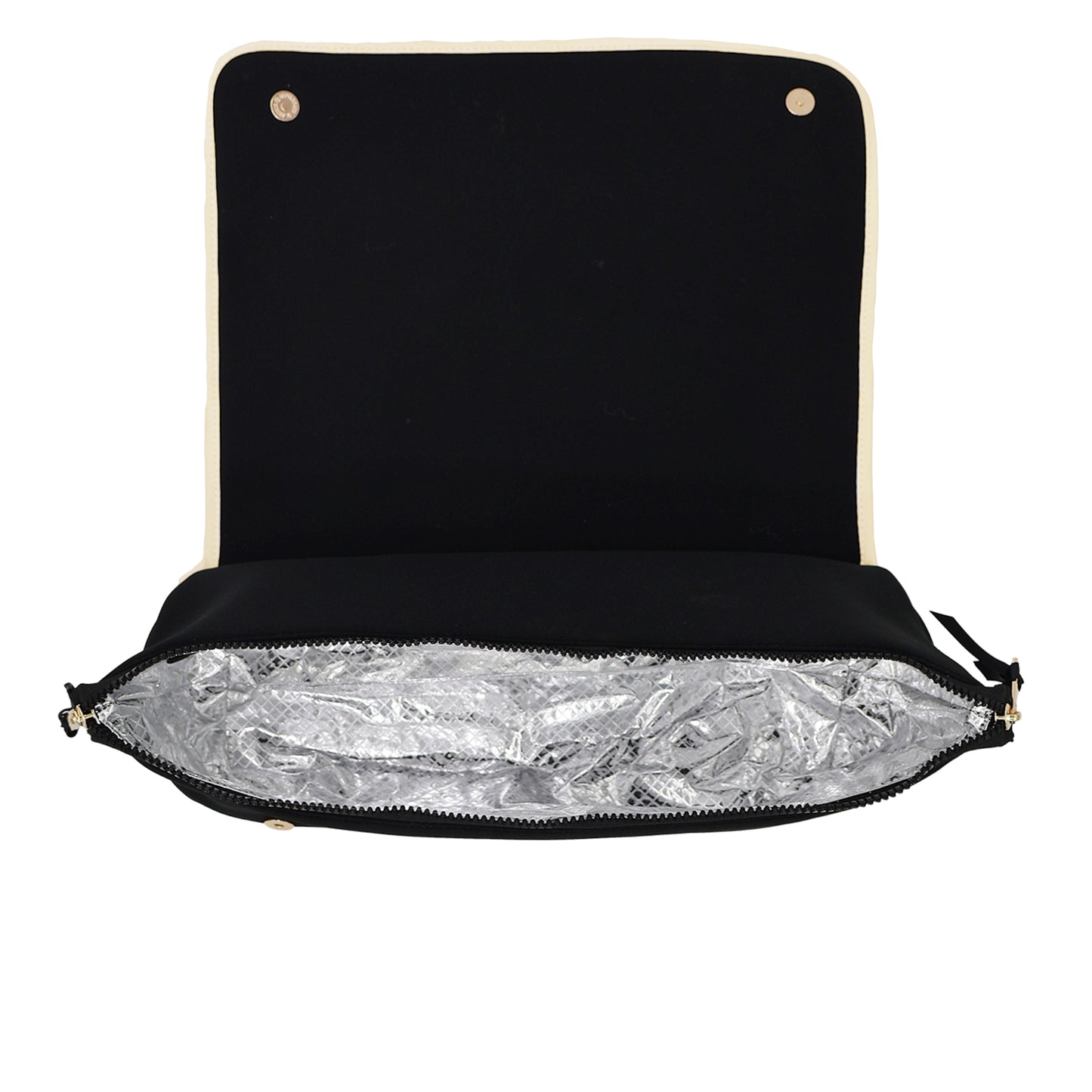 Haarwerkzeug-Reisetasche mit hitzebeständiger Matte, Schwarz