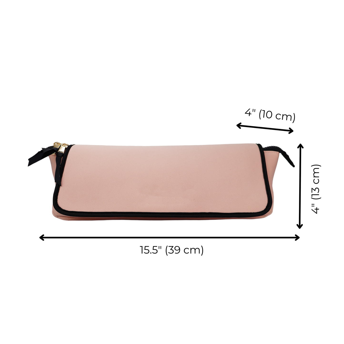 Estuche de viaje para herramientas de cabello con tapete resistente al calor, rosa/rosado