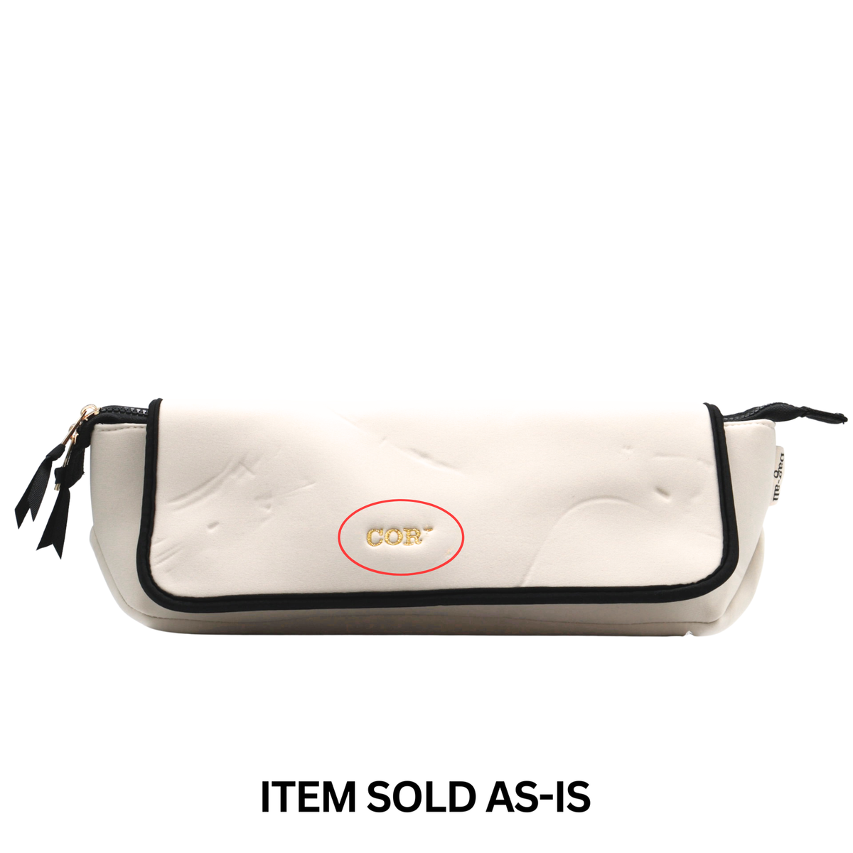 SALES BIN – Hair Tools Travel Case with Heat-Resistant Mat – Cream
