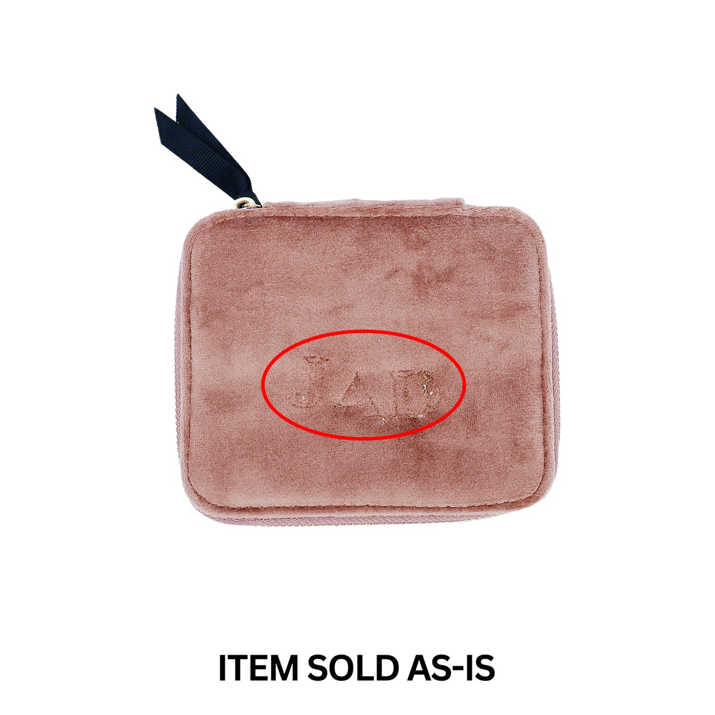 BAC DE VENTE - Boîte d'organisateur de bijoux – Velours écologique – Rose