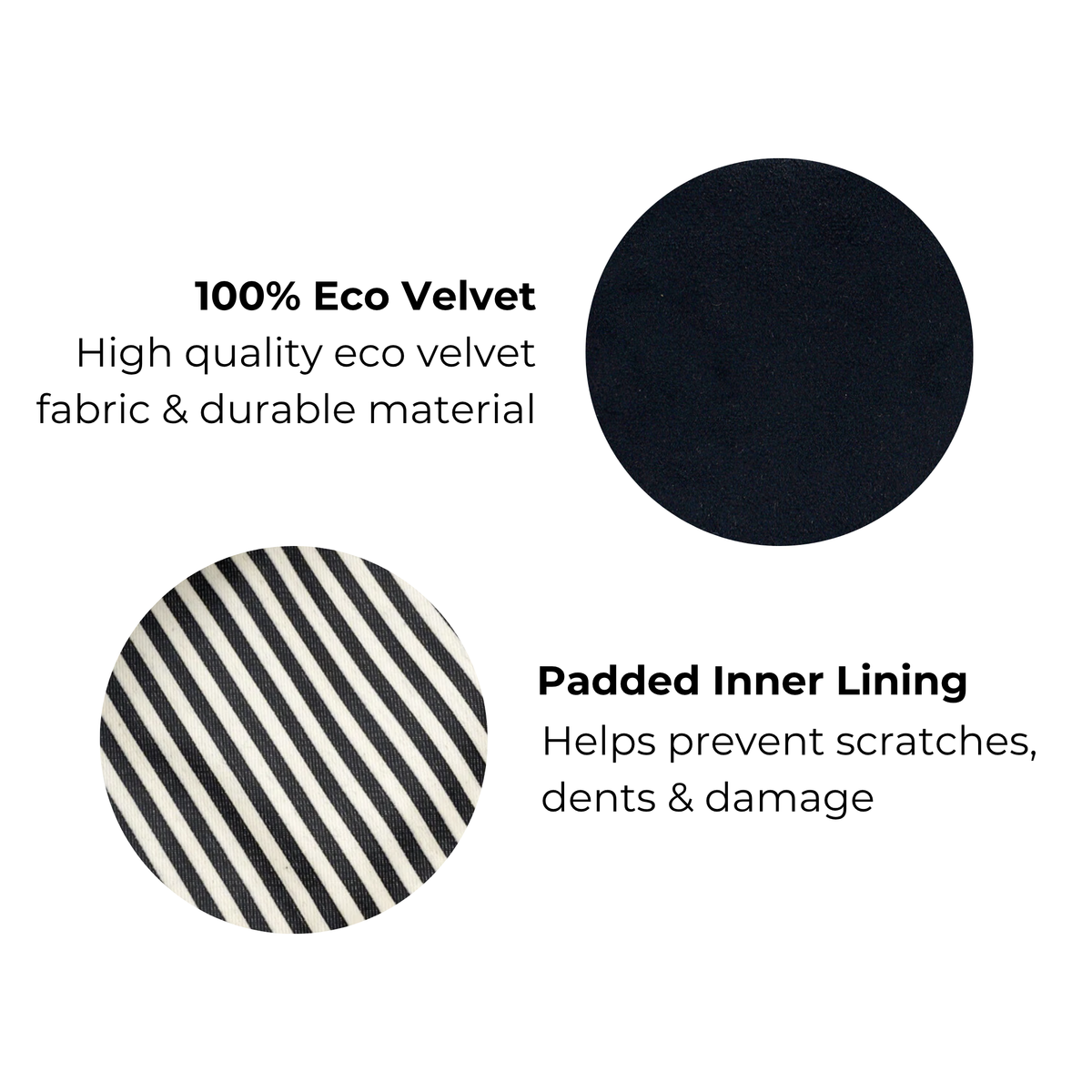 Laptop Sleeve 13" – Velvet – Jetset Black