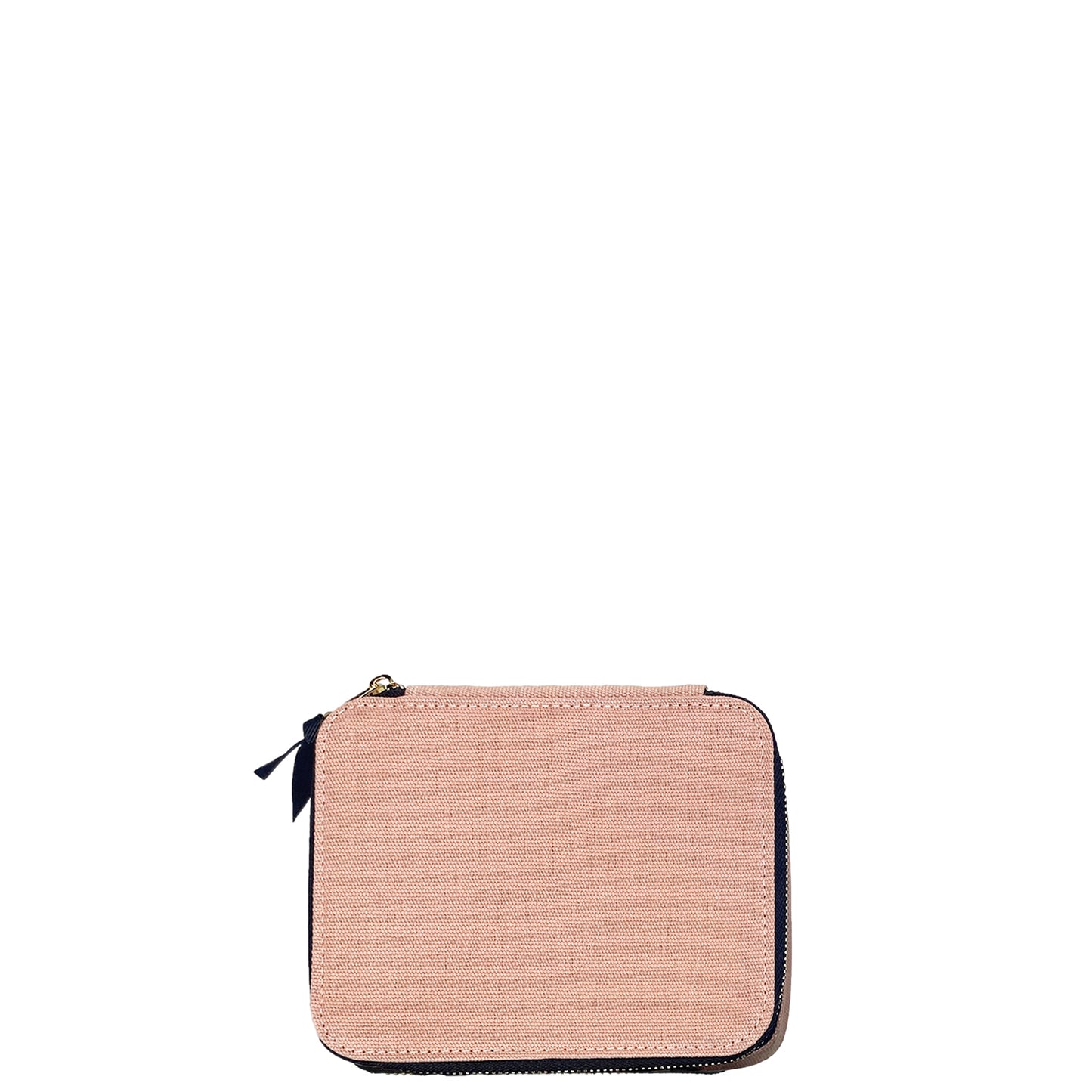 Bag-all Essential Gift Set Deal 3-Pack in Pink/Blush featuring cotton organizer cases - Round Skincare Case, Large Pill Case, and Jewelry Roll Pouch for travel and home storage