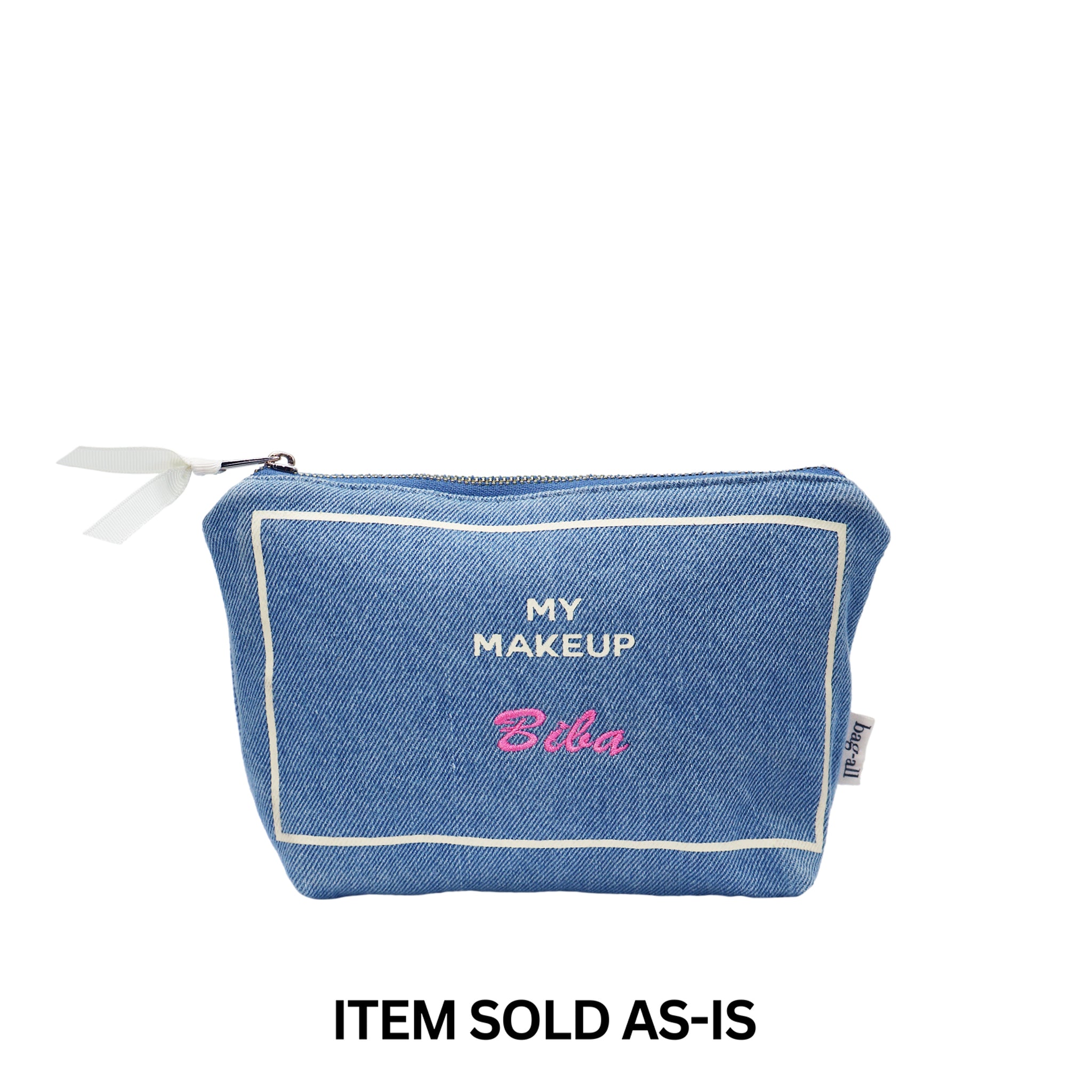 SALES BIN - My Makeup Pouch, Coated Lining – Denim