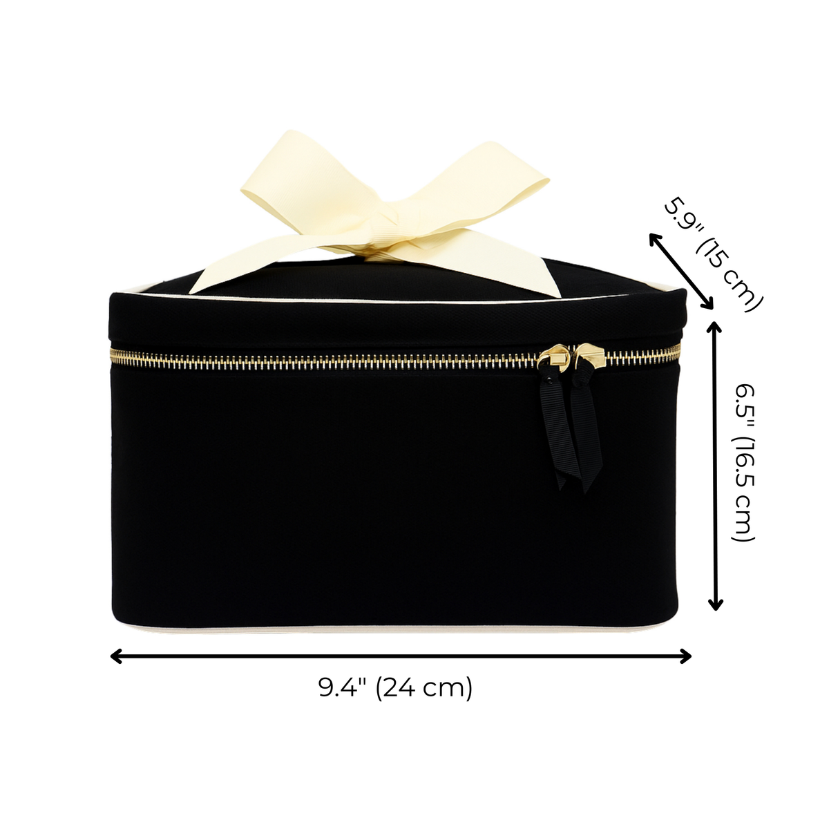 SALES BIN – Medium Box Makeup & Toiletry – Black