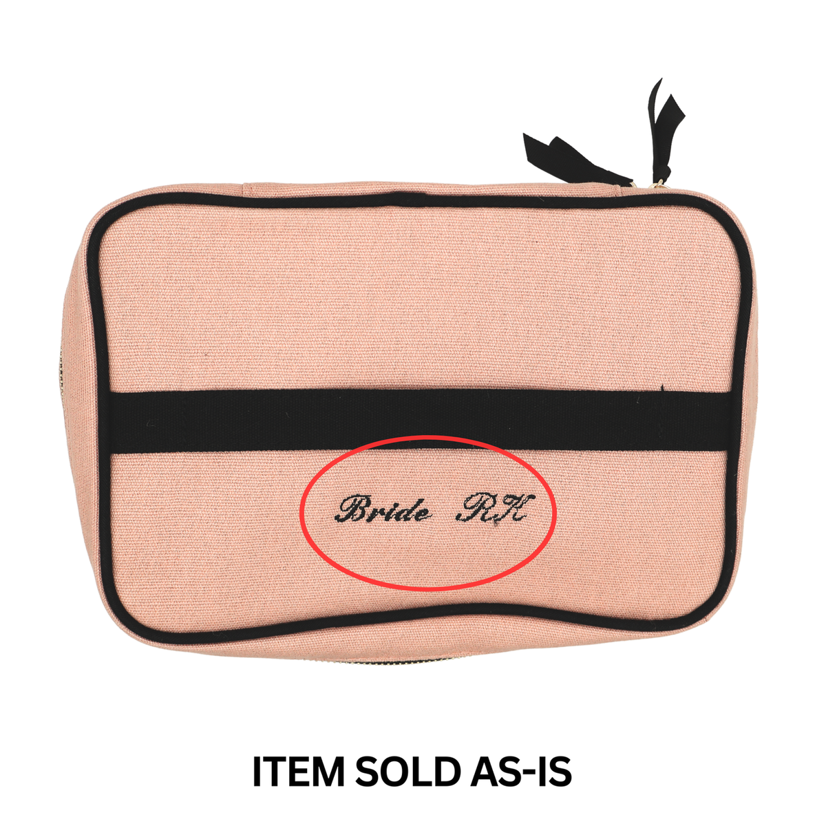 SALES BIN – Medium Box Makeup & Toiletry – Pink/Blush