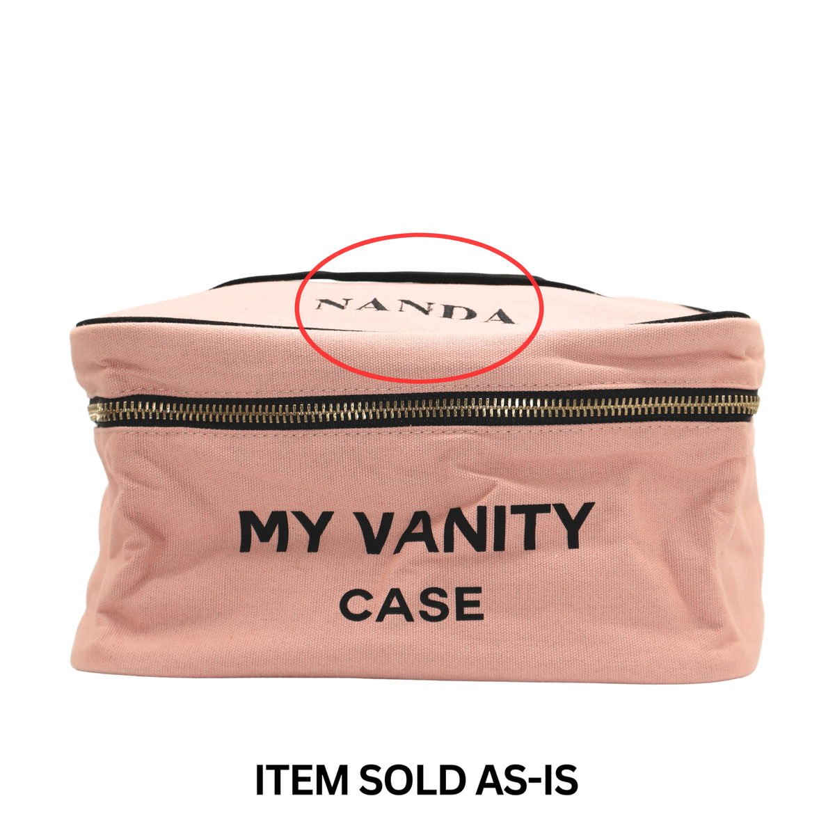 SALES BIN – My Vanity Large Beauty Box – Pink/Blush