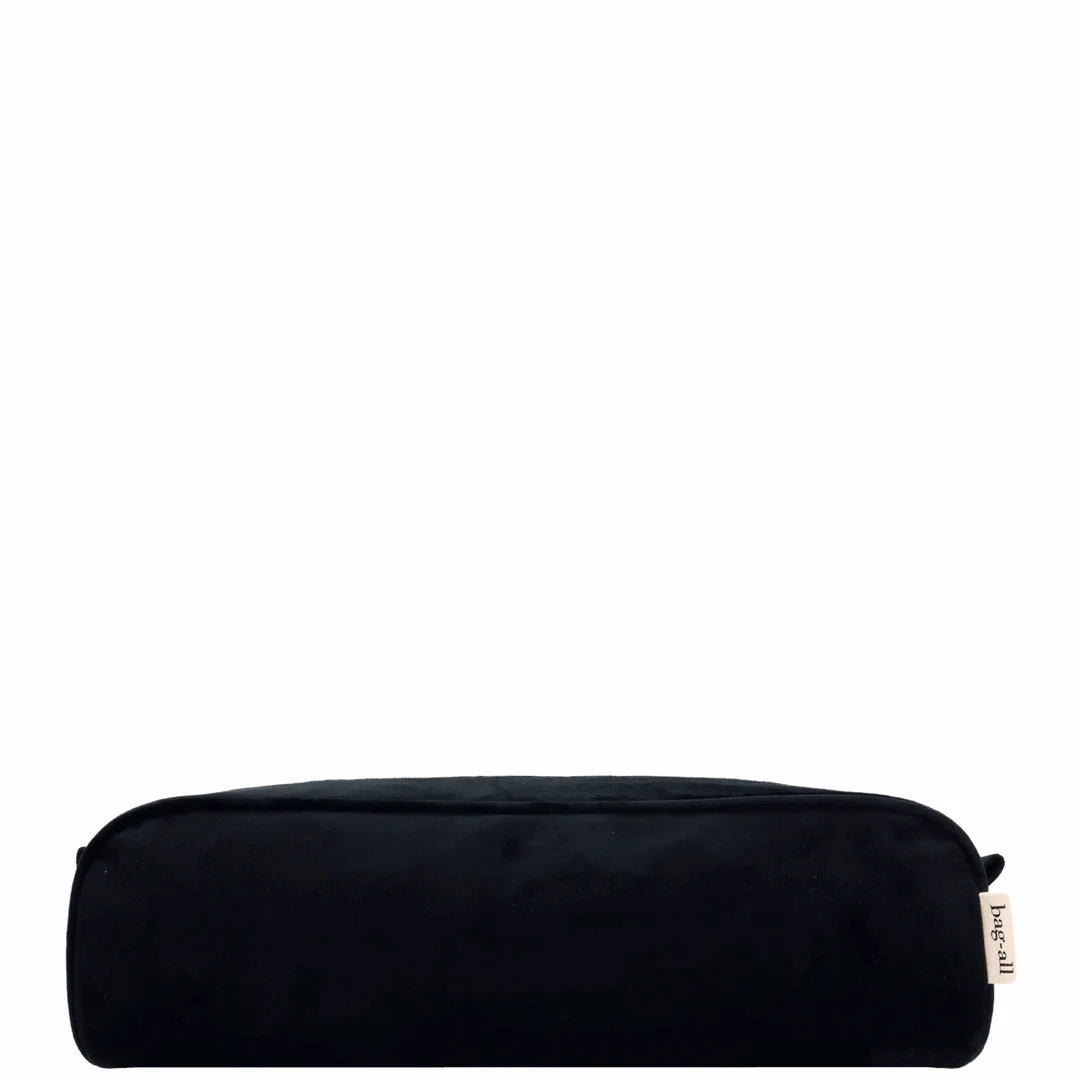 Roomy Hair Wrap Tools Travel Case – Velvet – Jetset Black