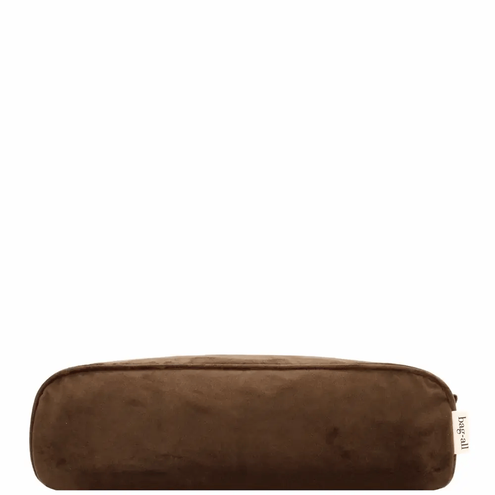 Roomy Hair Wrap Tools Travel Case – Velvet – Espresso Brown