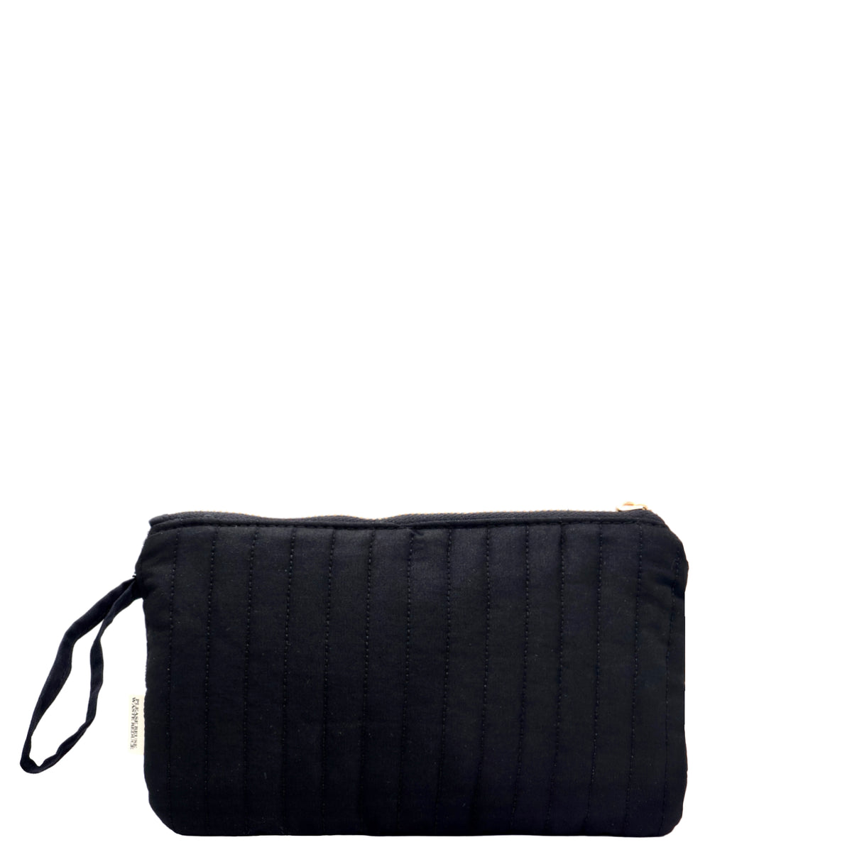 Bag-all Le Marais Pouch – Quilted Black black quilted travel pouch for stylish travel organization