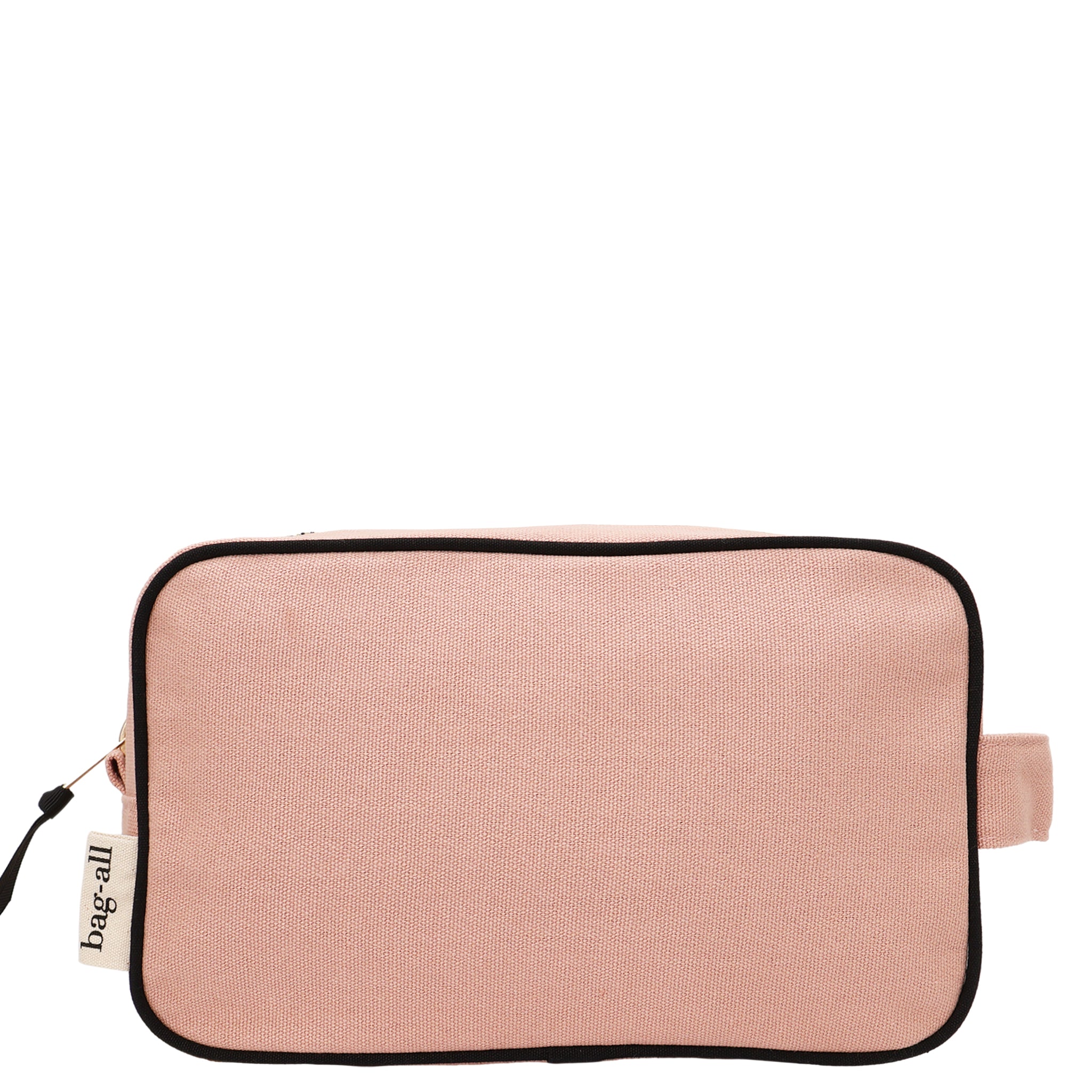 My Skin Care - Organizing Pouch w Black Piping – Pink/Blush pink travel pouch by Bag-all for personalized organization