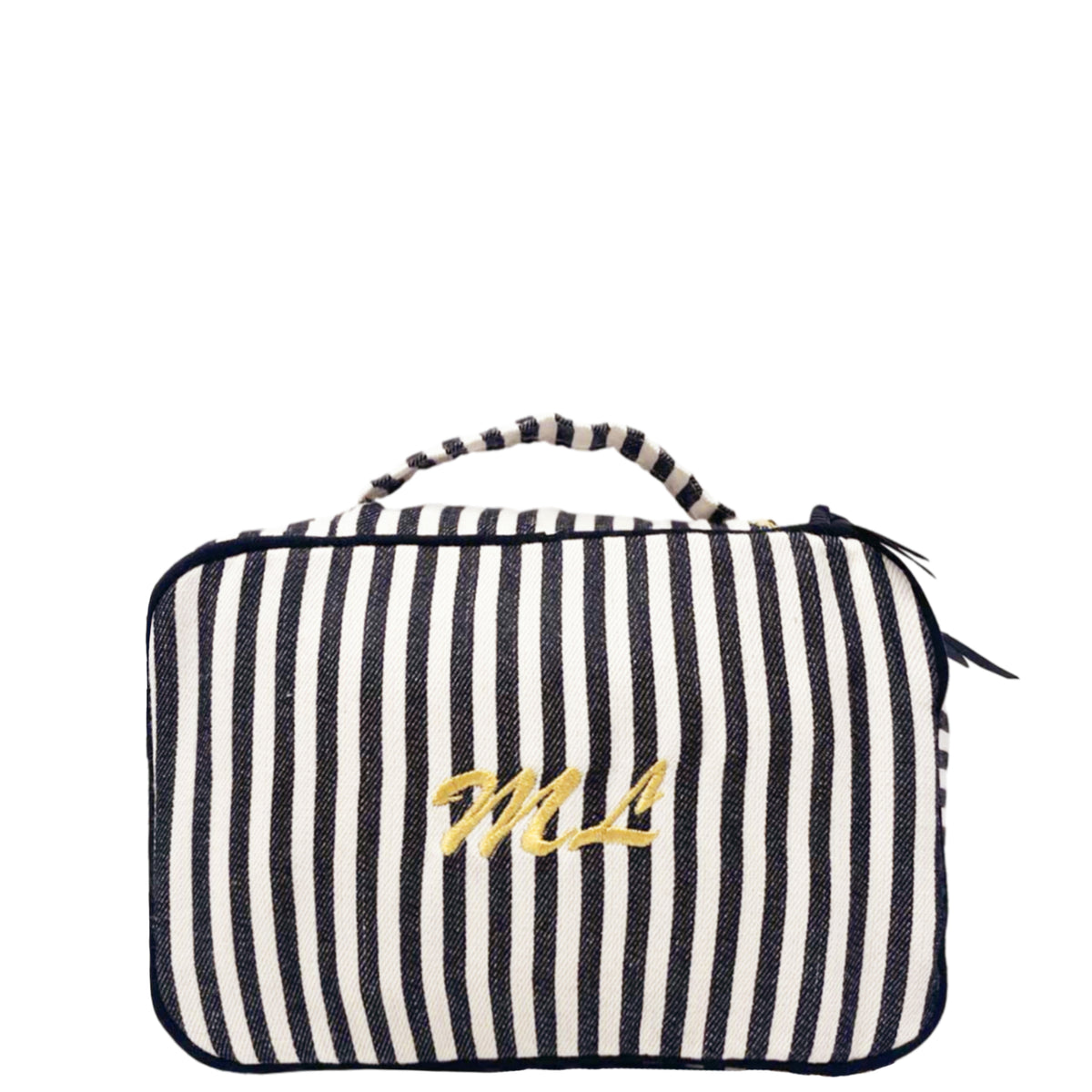 New In - Folding/Hanging Toiletry Case Striped — Bag-all Journal