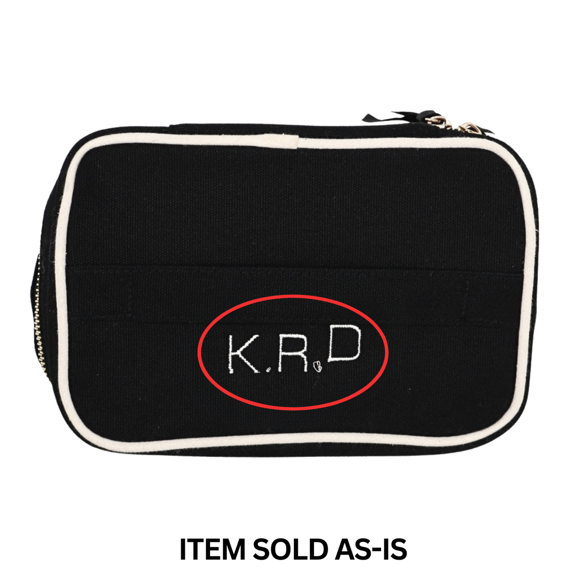 SALES BIN – Toiletry Case Grooming – Black