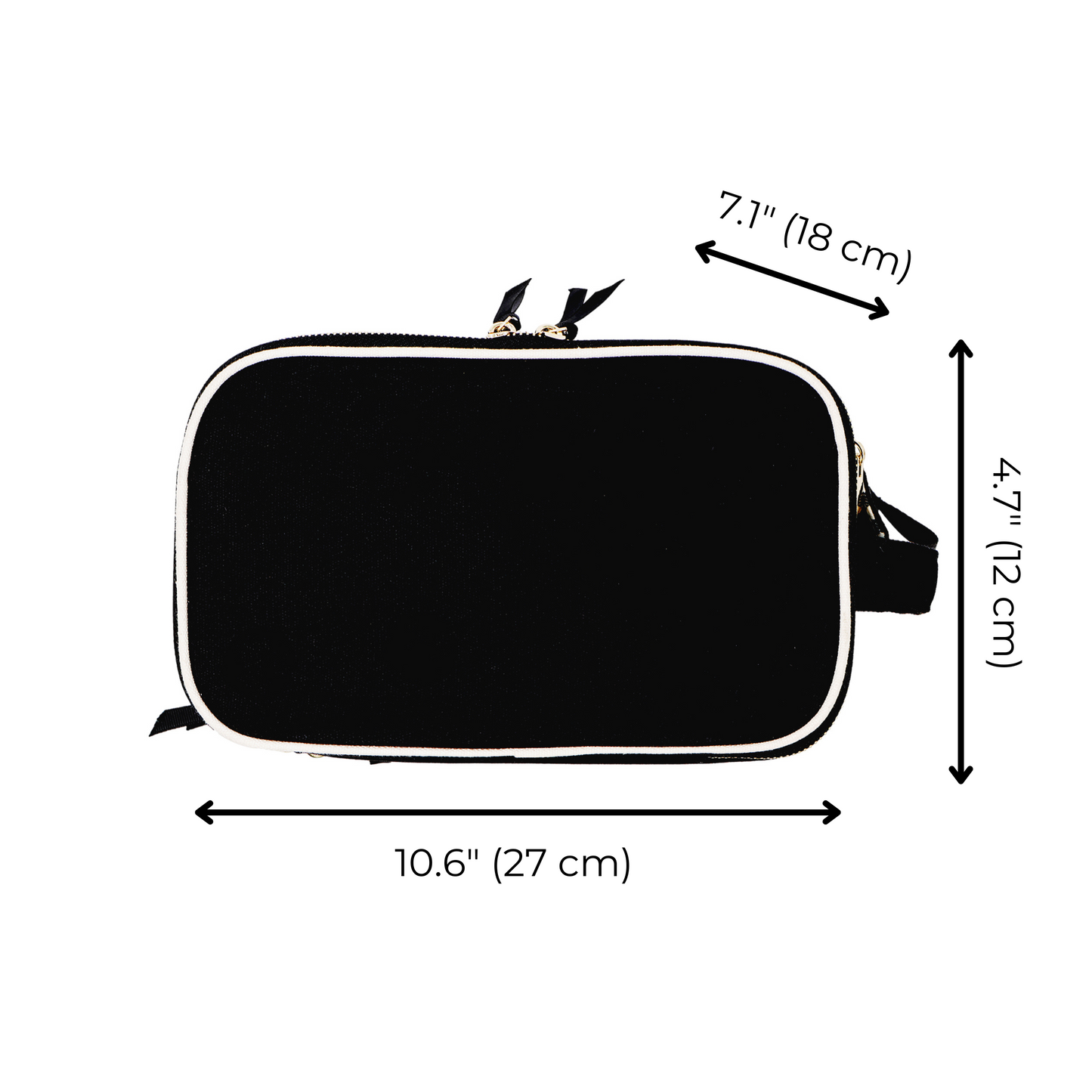 Triple Beauty & Toiletry Organizer – Black