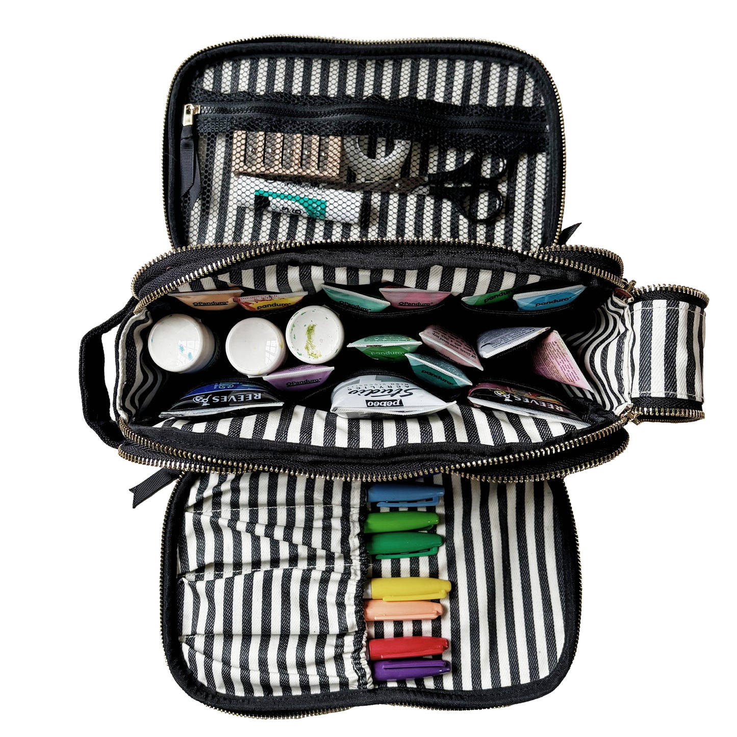 Organisateur triple de voyage et loisirs – Noir