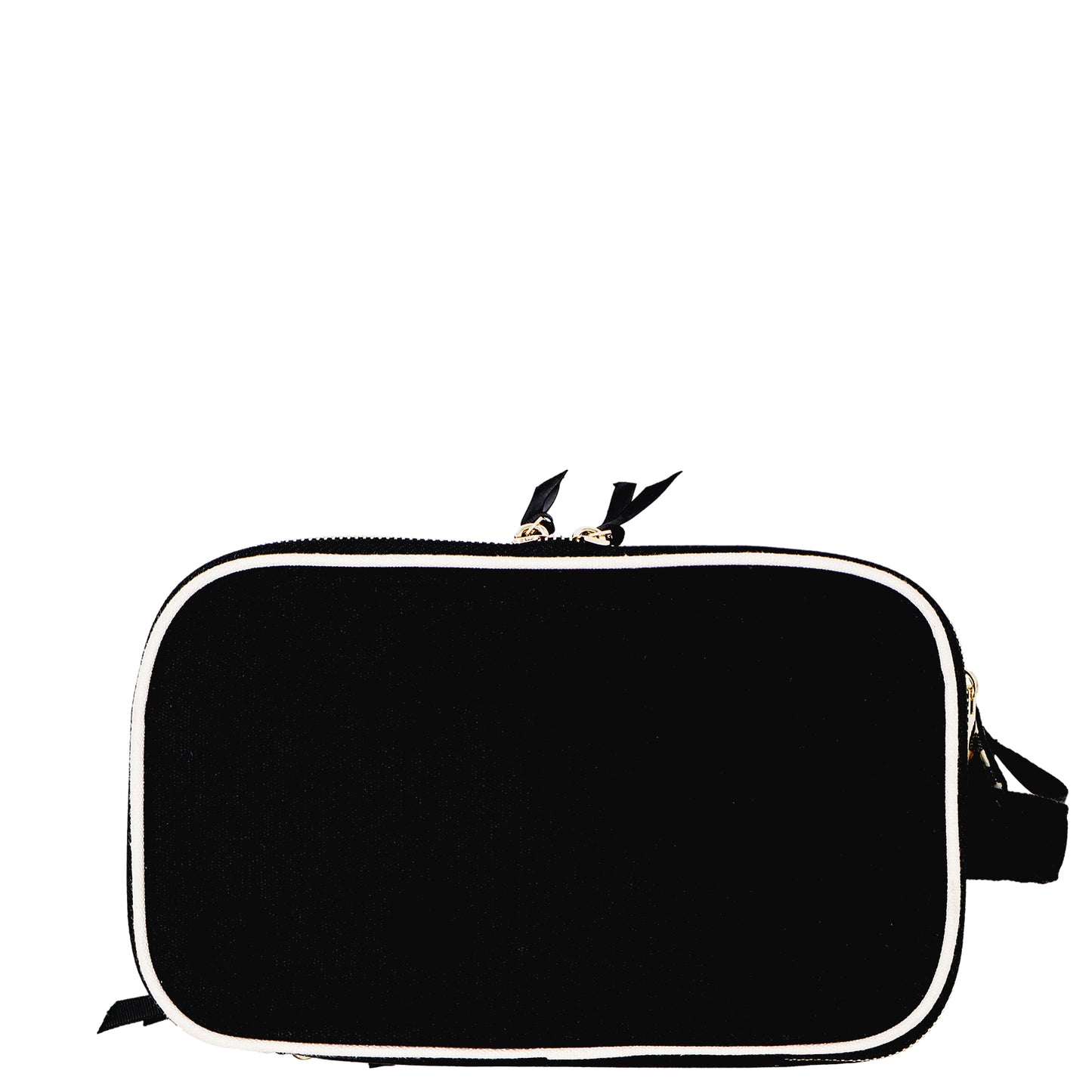 Organisateur triple pour produits de beauté et articles de toilette – Noir