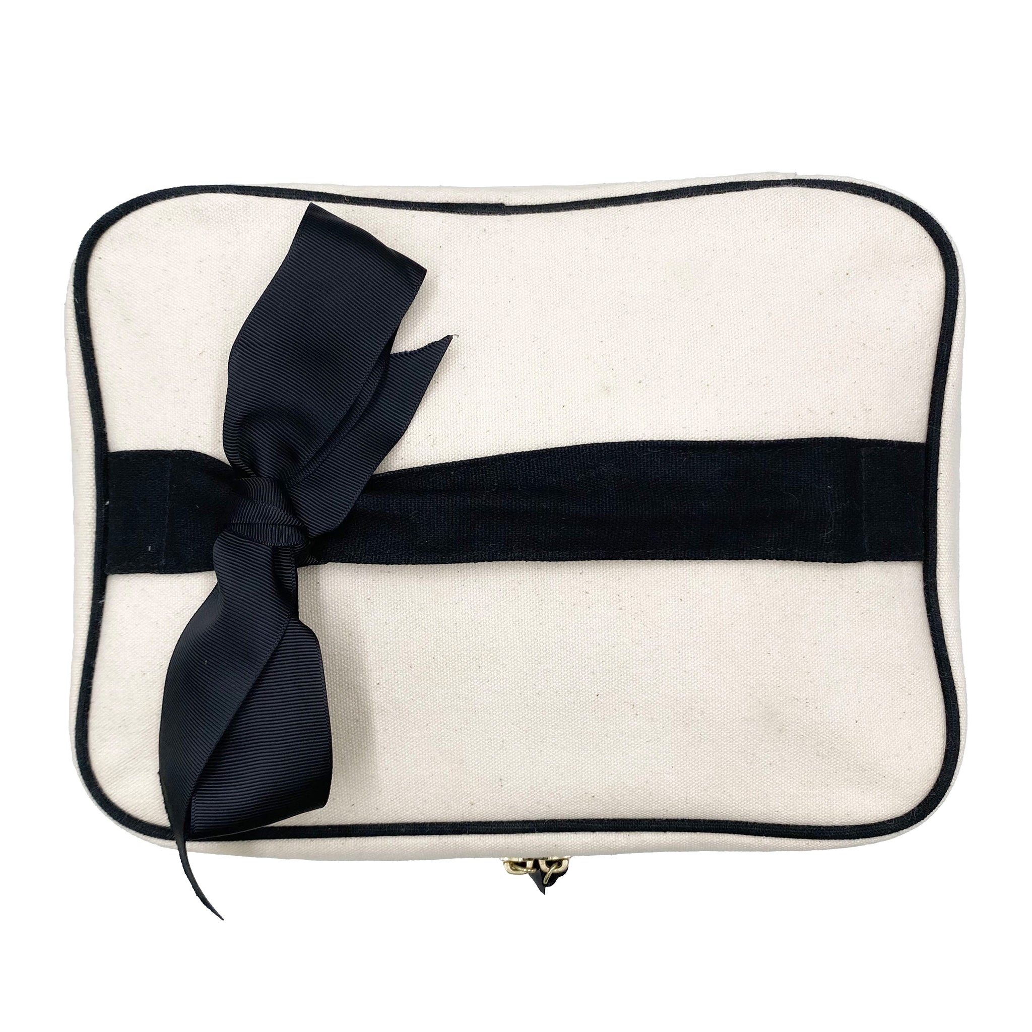 Large Beauty Box with Insert Organizer 'Vanity' – Cream