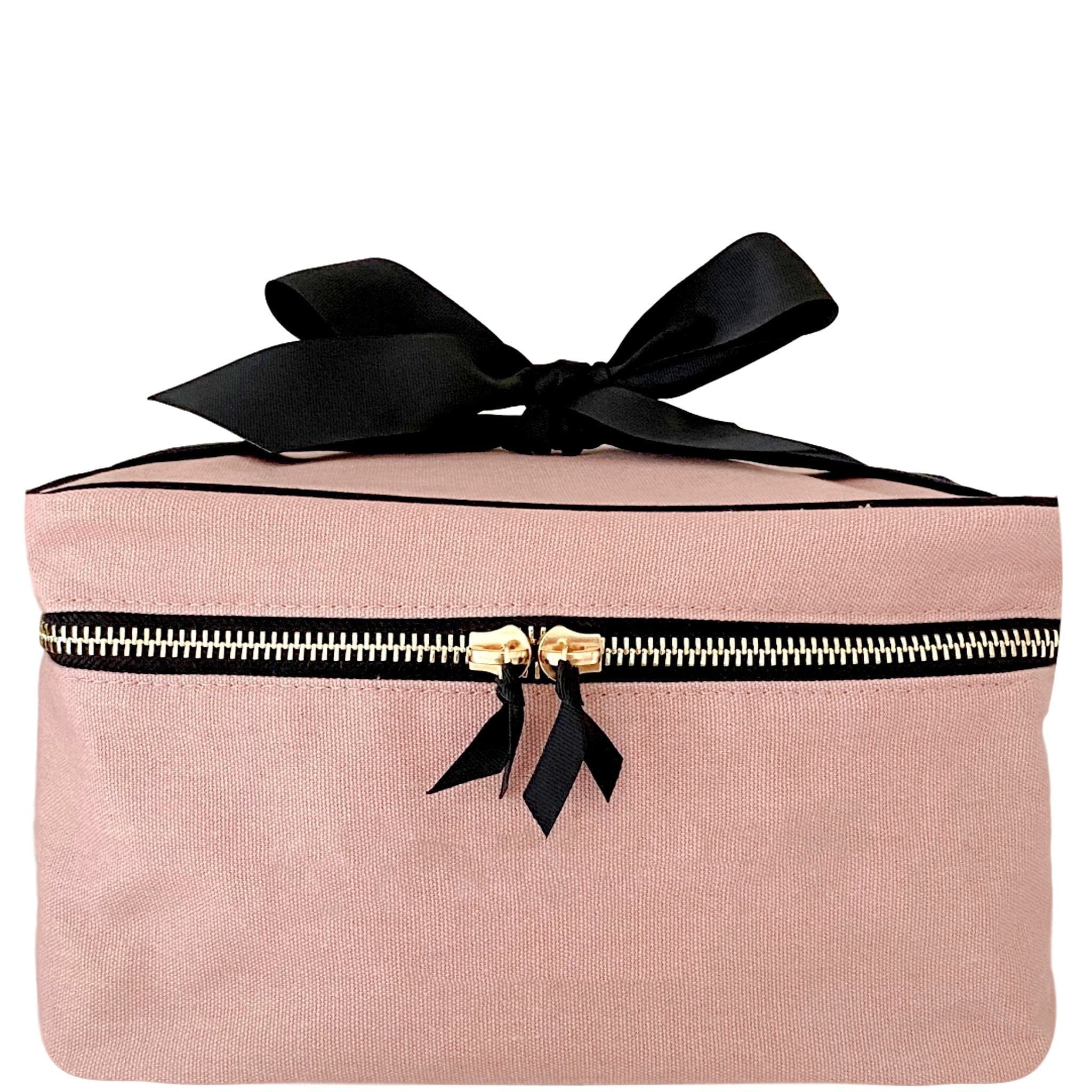 Große Beauty-Box mit Einsatz-Organizer „Vanity“ – Pink/Blush