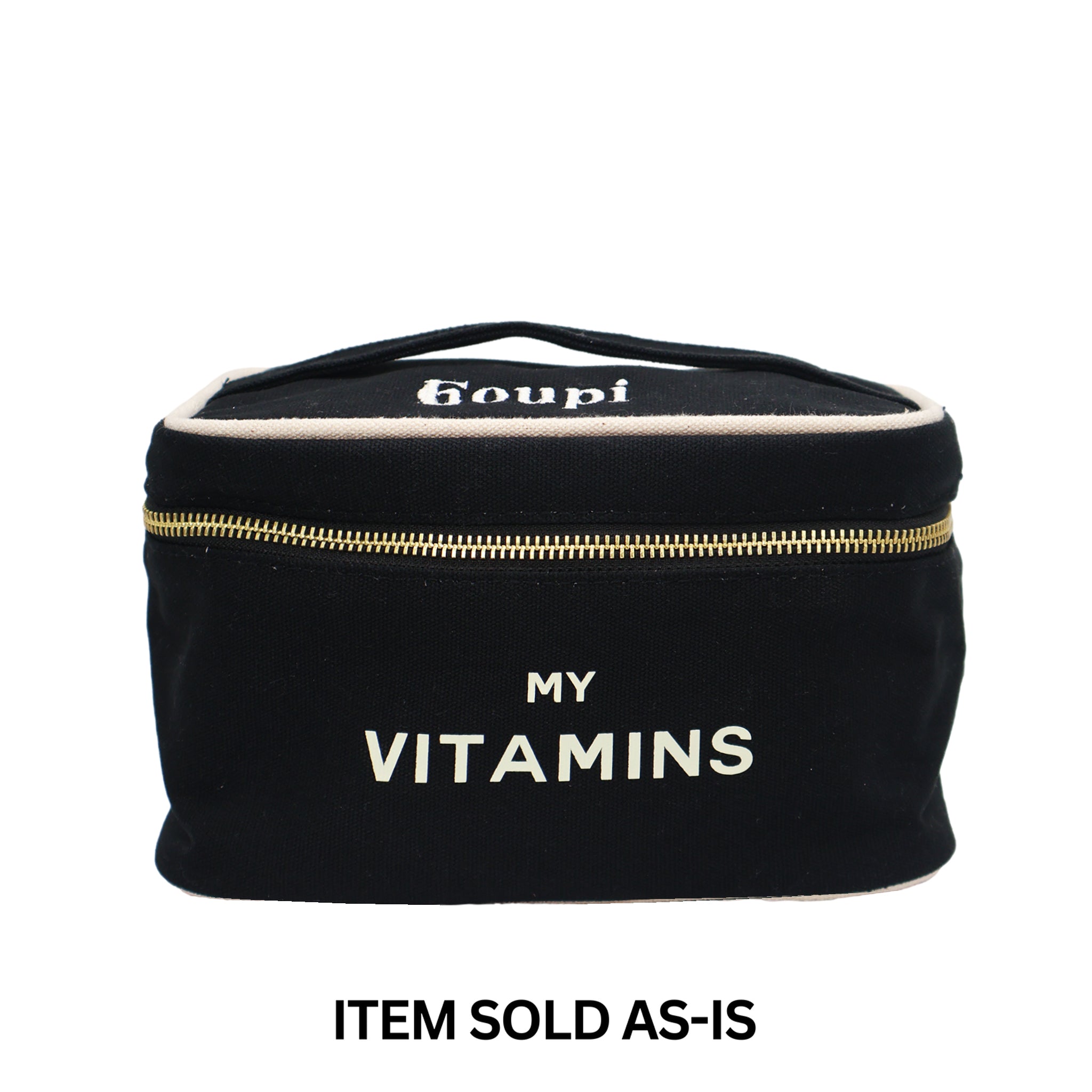 SALES BIN - Vitamins Storage and Travel Box – Black