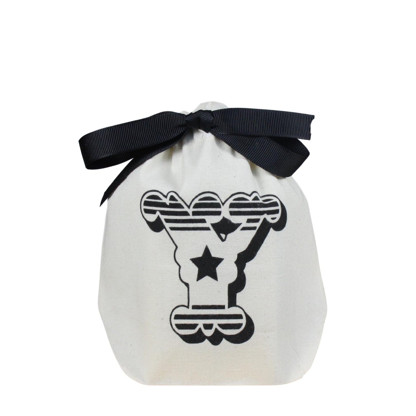 Letter bag in cotton with letter Y - Bag-all