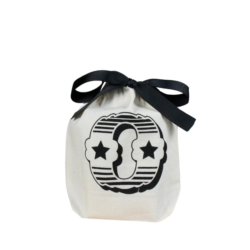 Letter bag in cotton with letter O - Bag-all