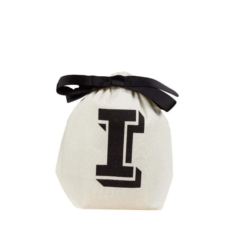 Letter bag in cotton with letter I - Bag-all