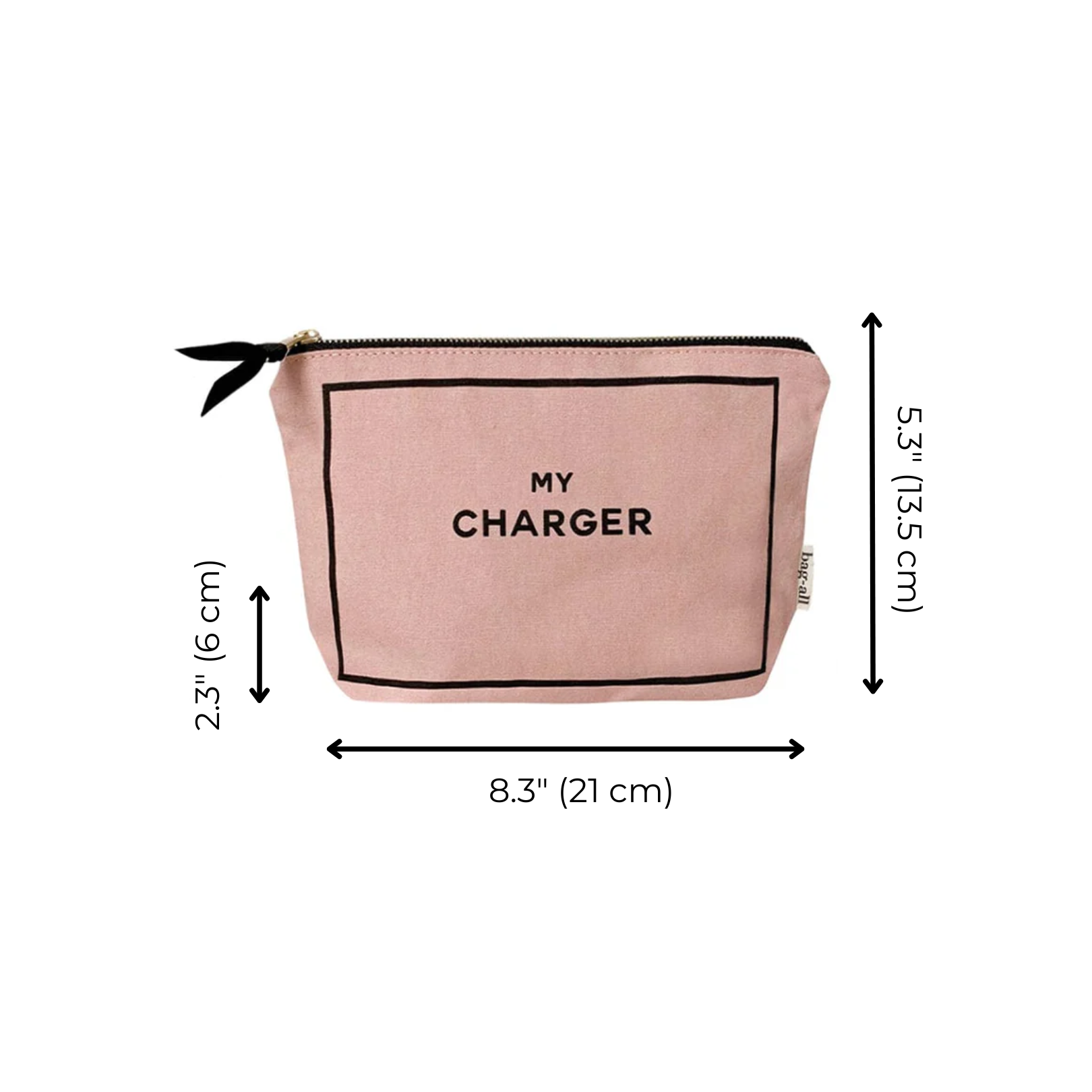 Charger Pouch, Pink/Blush | Bag-all