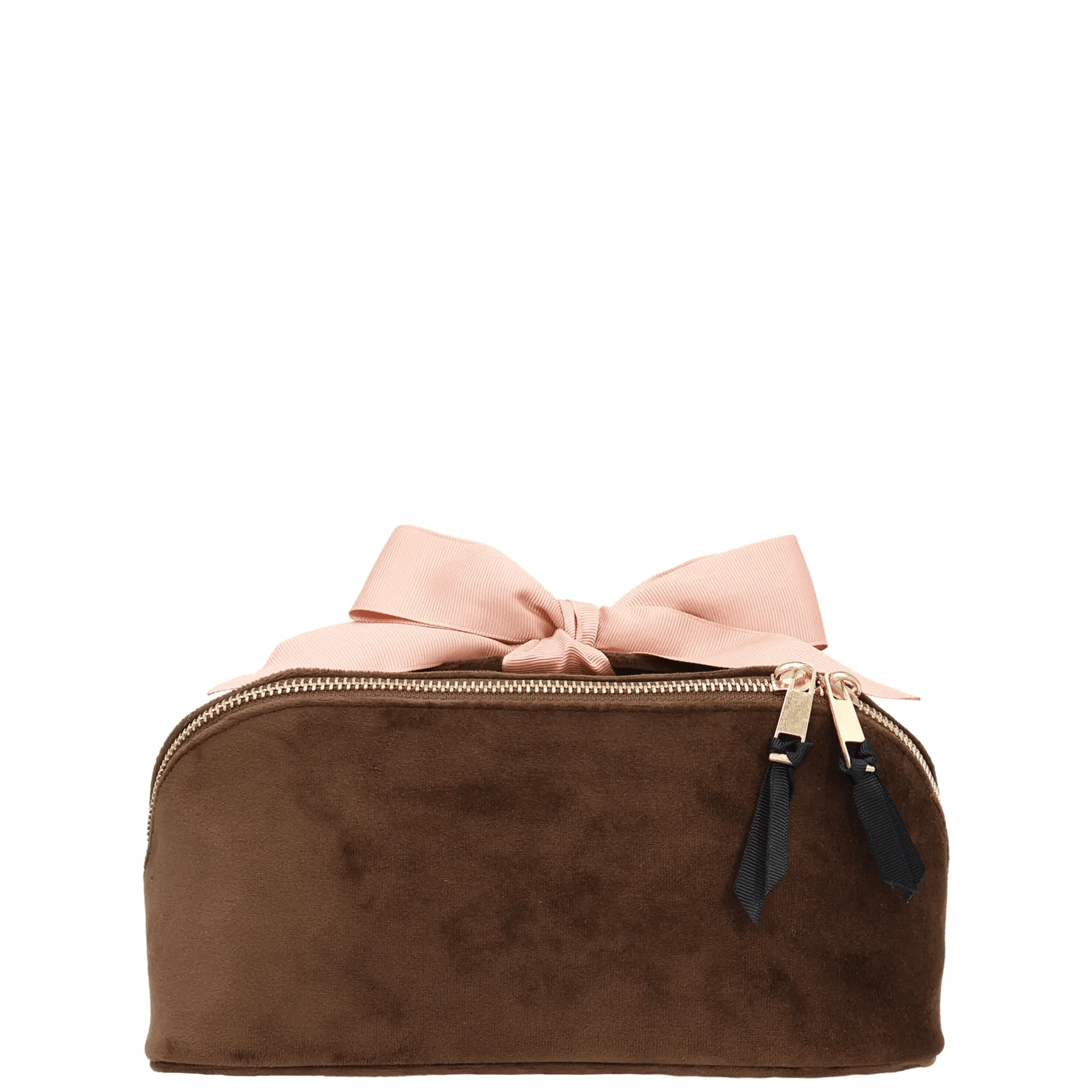 Accordion Box Makeup & Toiletry – Eco Velvet – Espresso Brown, a stylish personalized travel organizer by Bag-all for efficient packing and frequent travelers.