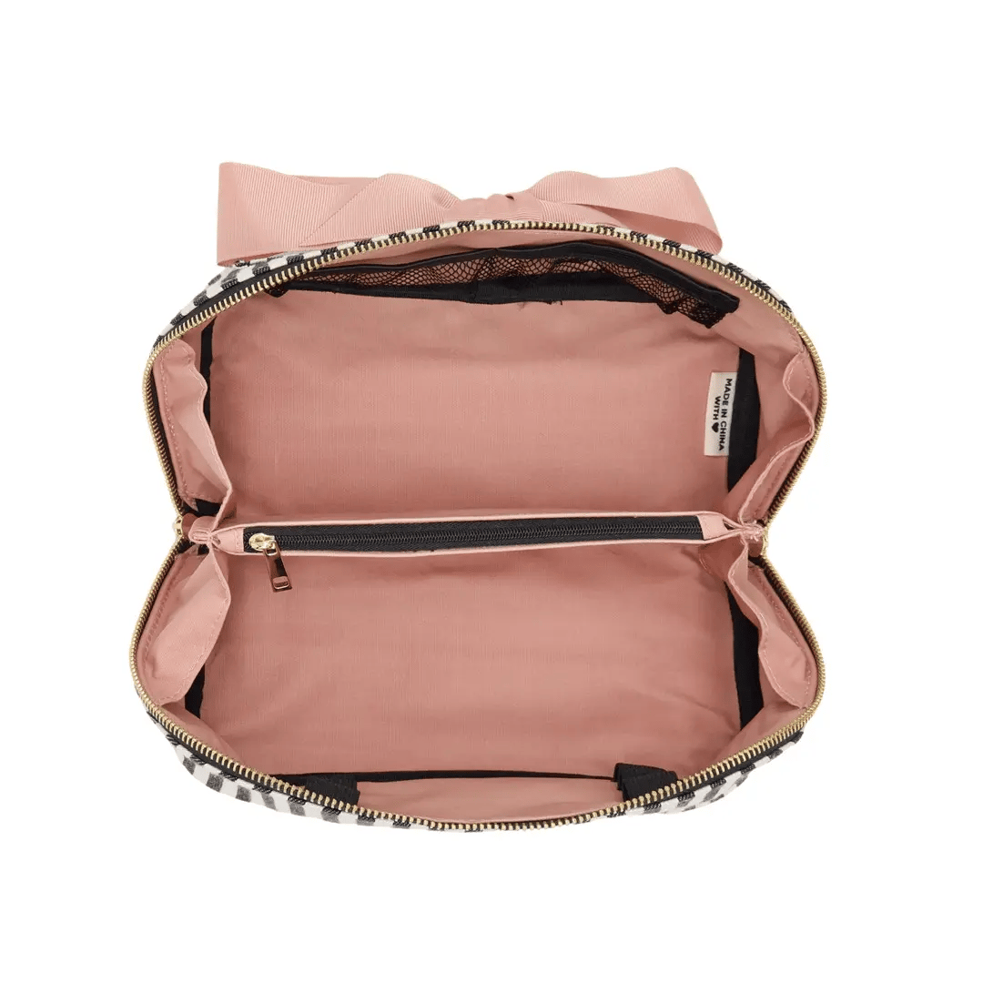 Organizing Makeup Bag, Expandable – Striped