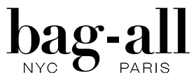 Bag-all black graphic with partially visible white lettering along the bottom edge