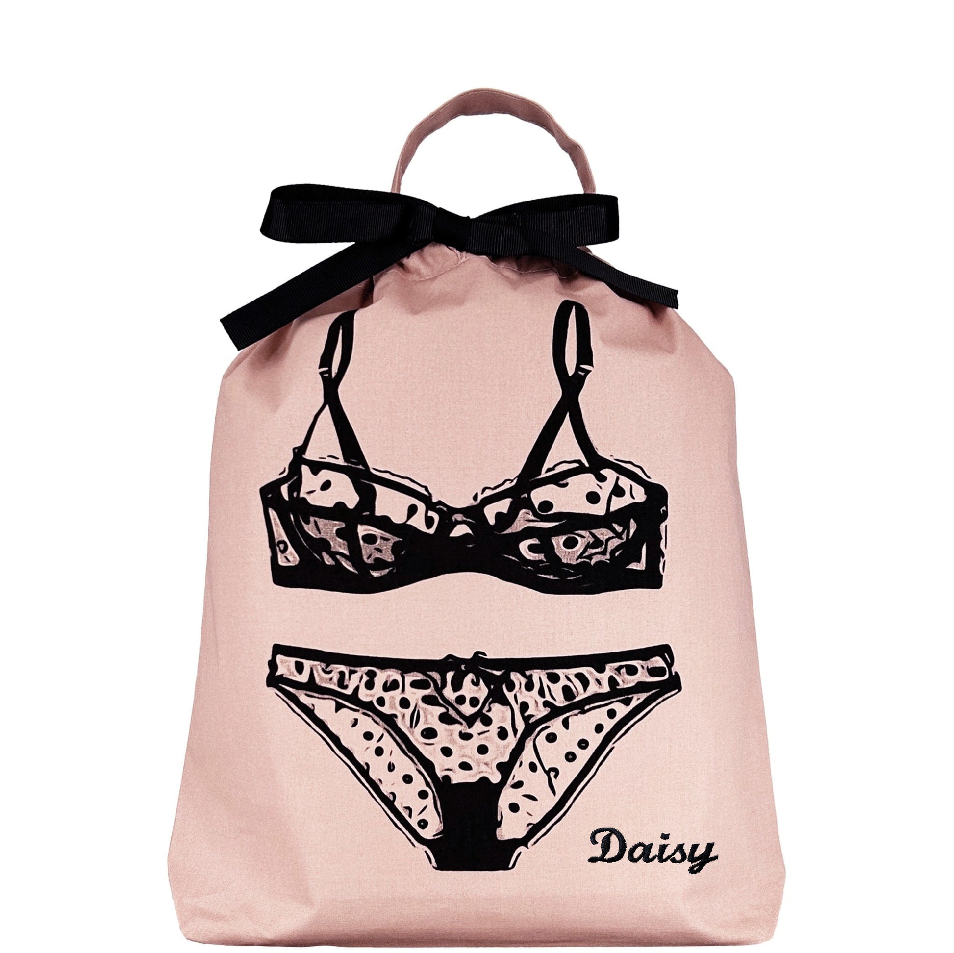 Sac de Voyage Polkadot Lingerie, Rose Poudré | Bag-all