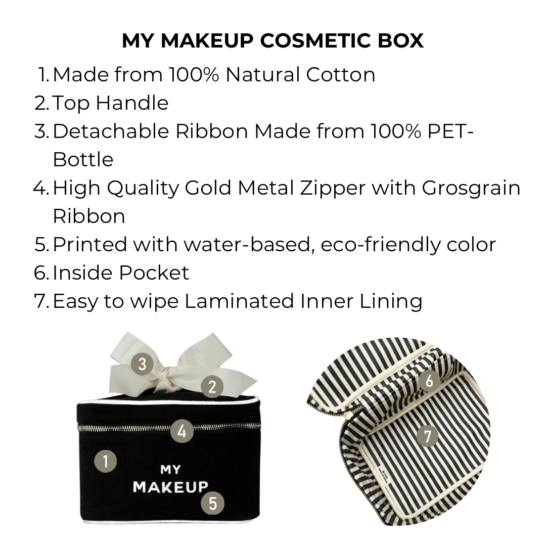 My Makeup Cosmetic Box, Black | Bag-all