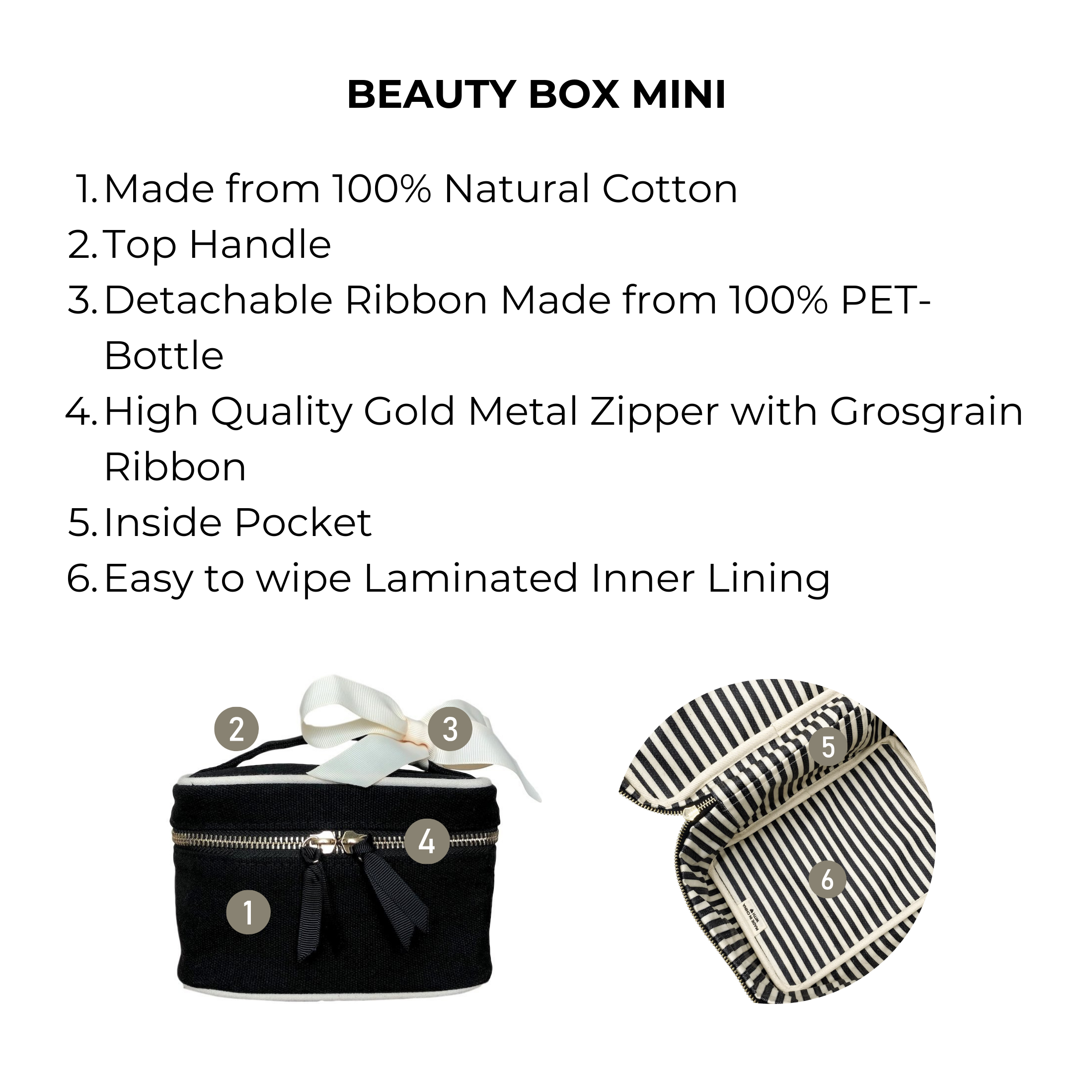 Beauty Box Mini, Black | Bag-all