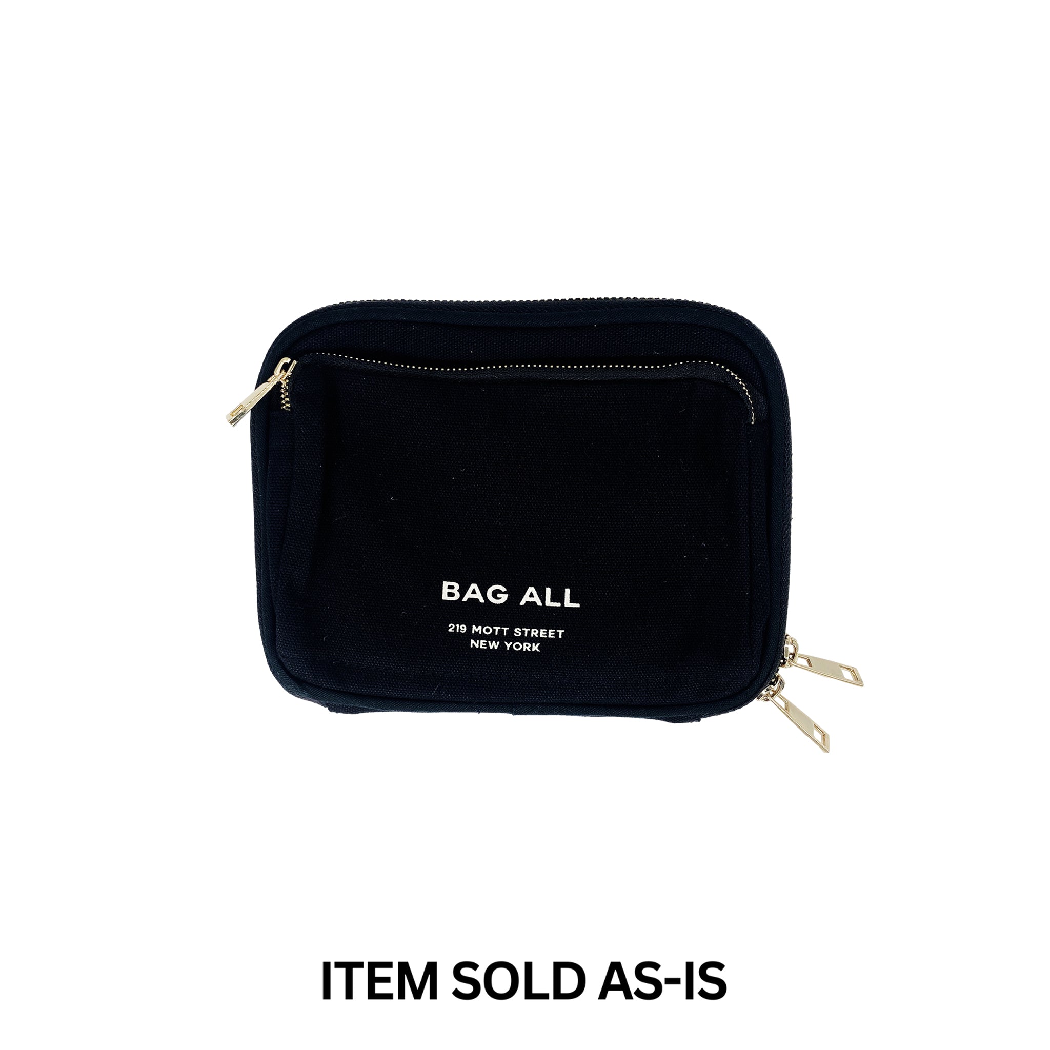 SALES BIN - Monedero Caprice pequeño con cadena, negro