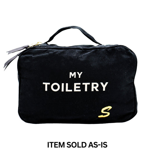 SALES BIN - Hanging Toiletry Travel Bag – Black