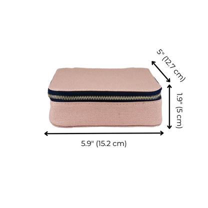 Cosmetics/Trinket Box, Pink/Blush | Bag-all