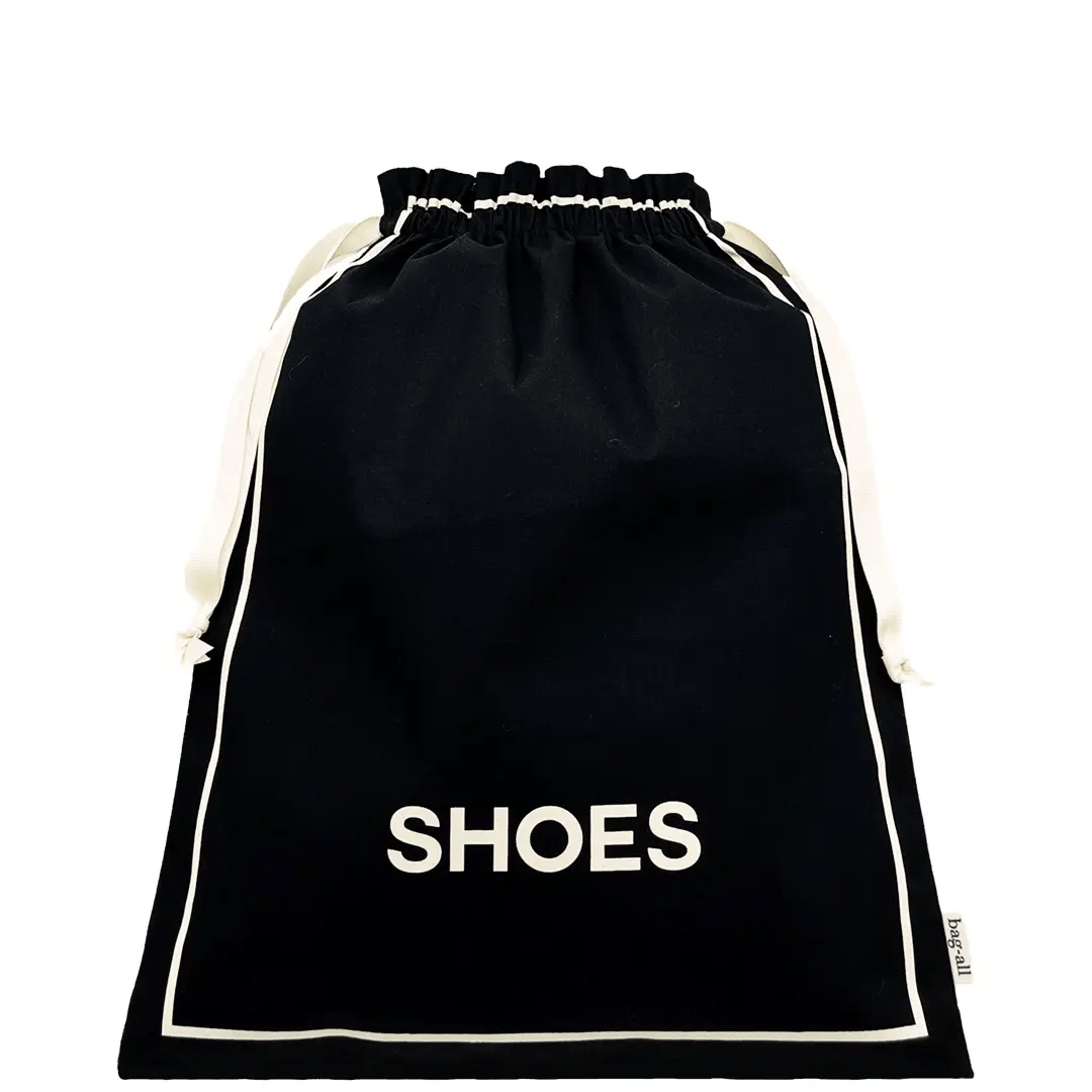 Couture Shoe Travel Bag – Black
