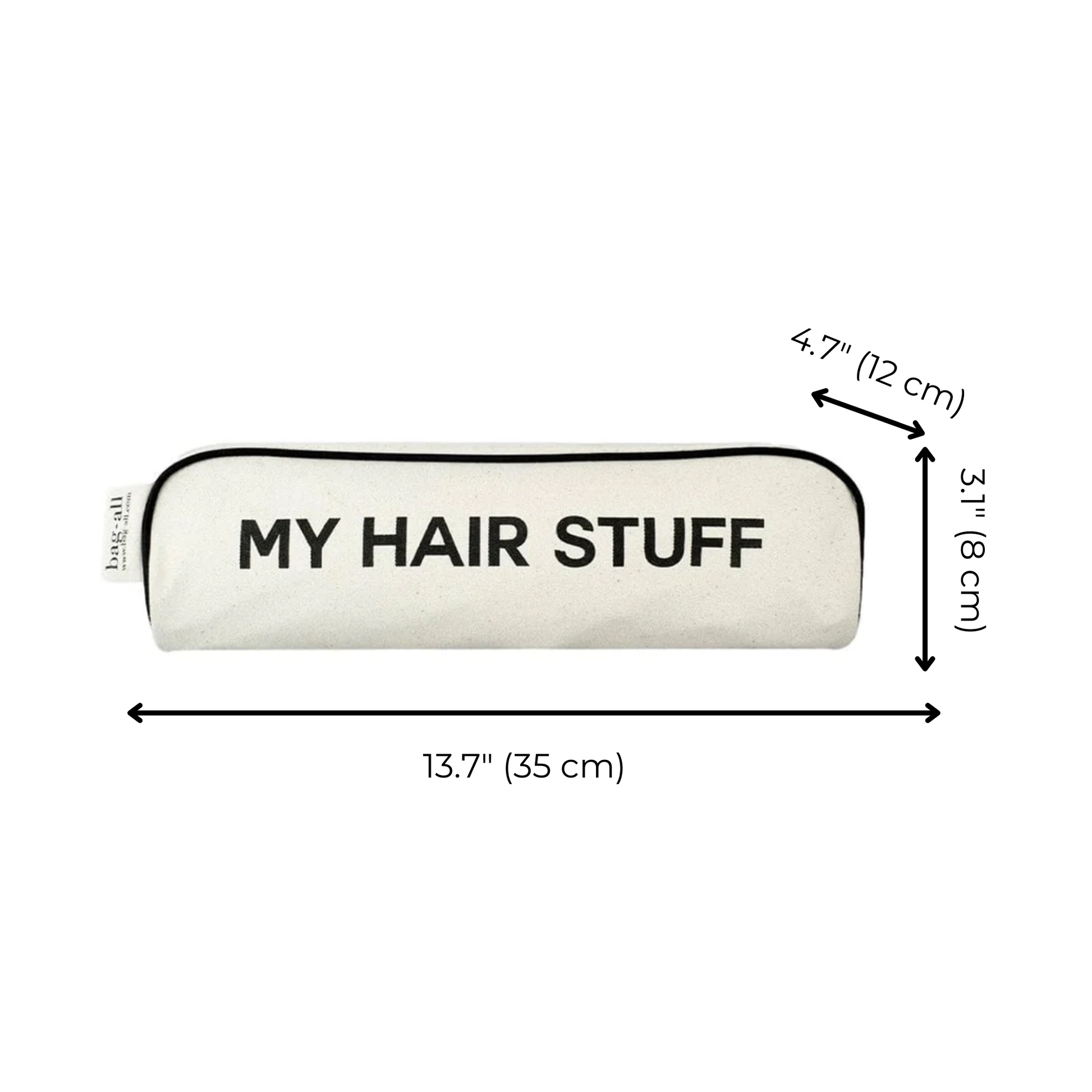 Hair Stuff Travel Case, Cream | Bag-all