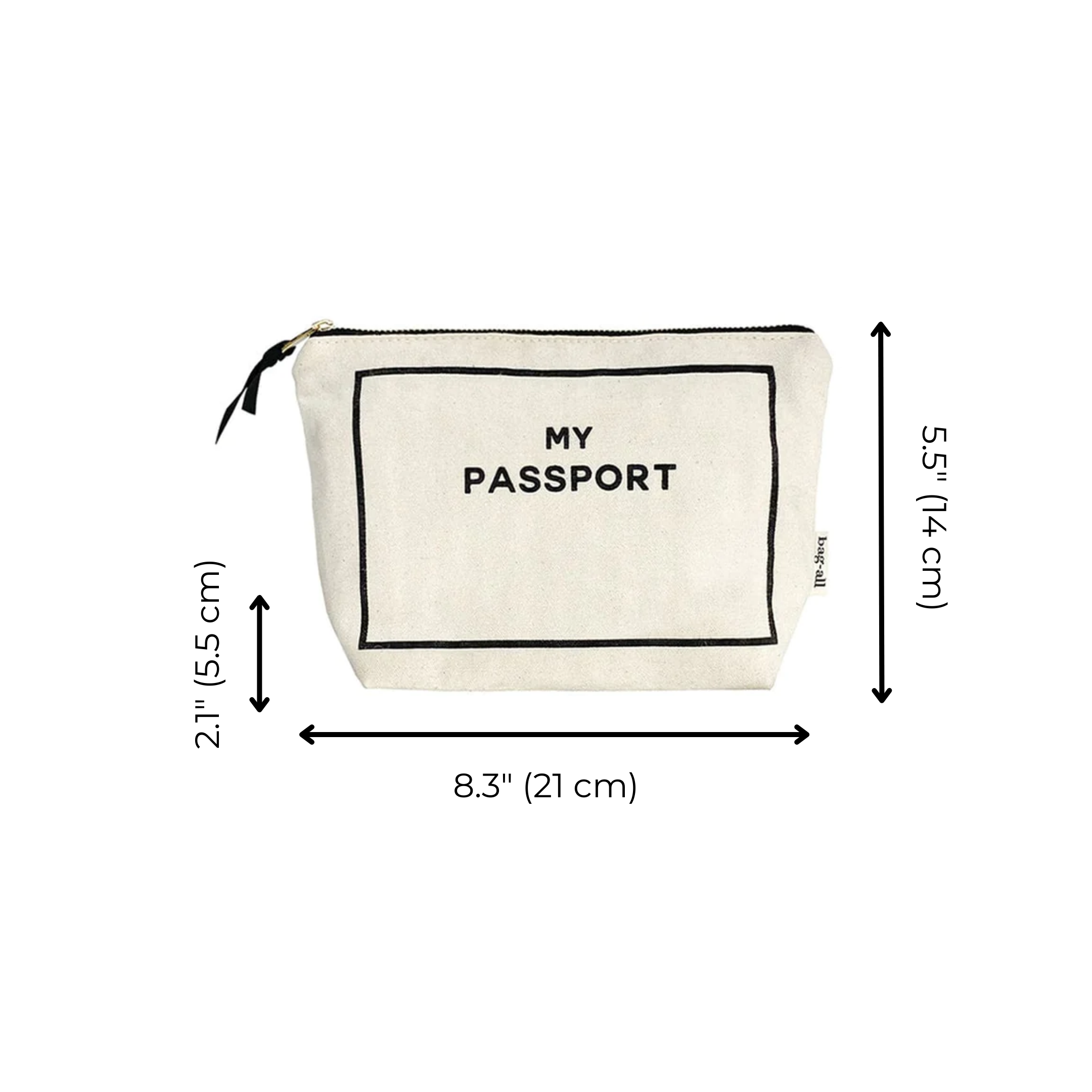 Passport Pouch, Cream | Bag-all