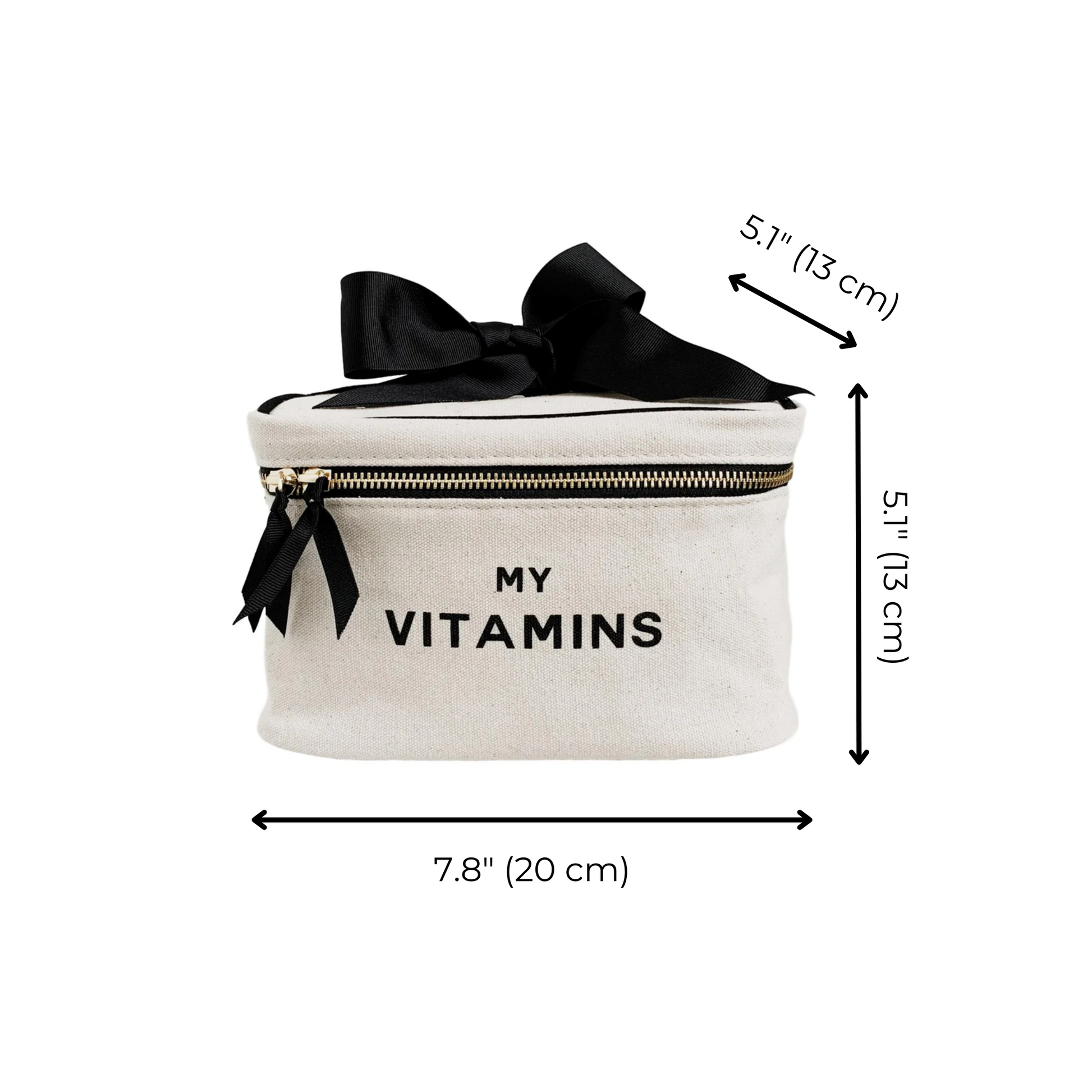 Vitamins Storage and Travel Box, Cream | Bag-all