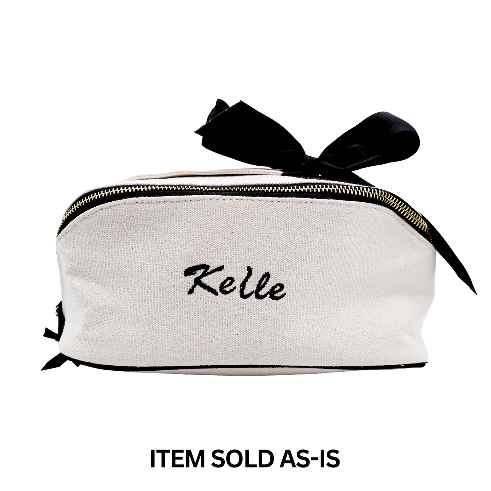 SALES BIN - Organizing Makeup Bag, Expandable – Cream