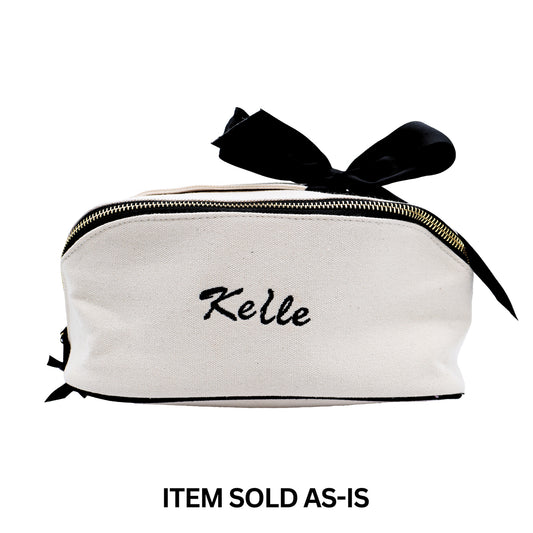SALES BIN - Organizing Makeup Bag, Expandable – Cream