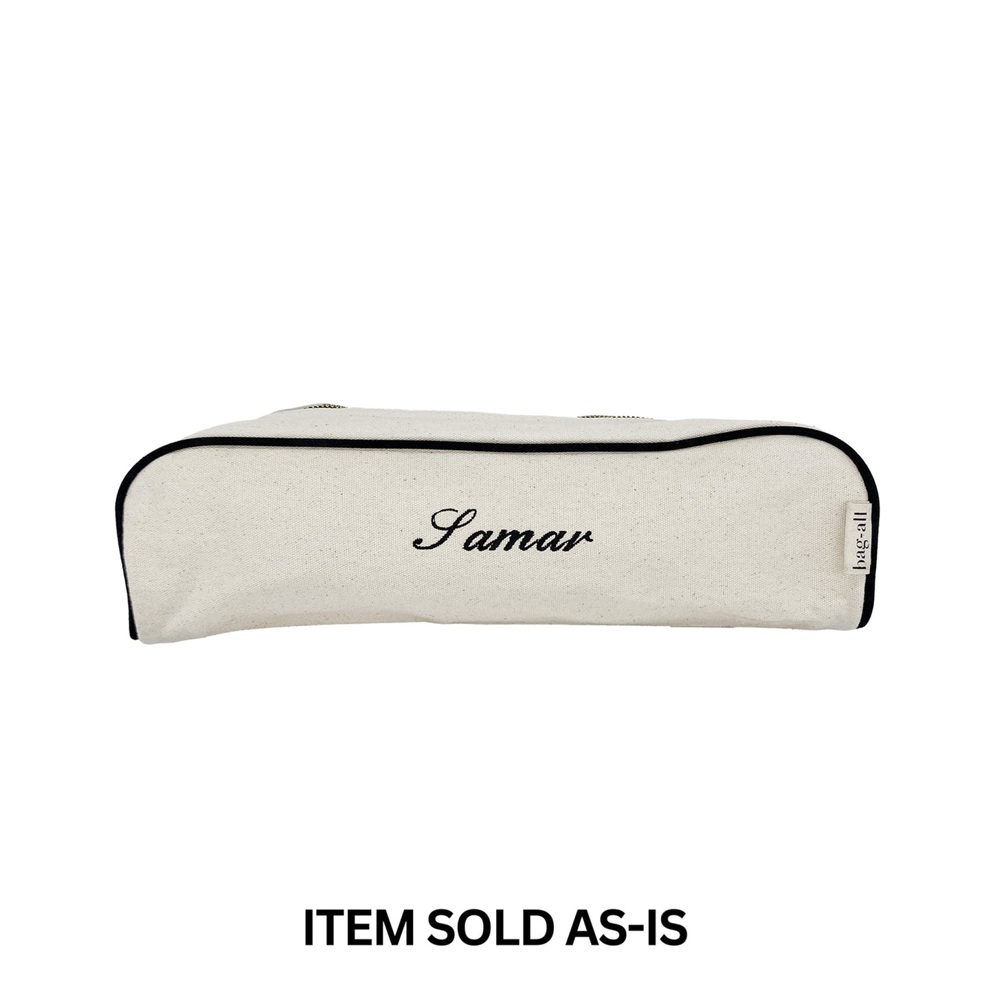 SALES BIN - Hair Stuff Travel Case, Cream