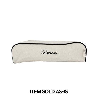 SALES BIN - Hair Stuff Travel Case, Cream