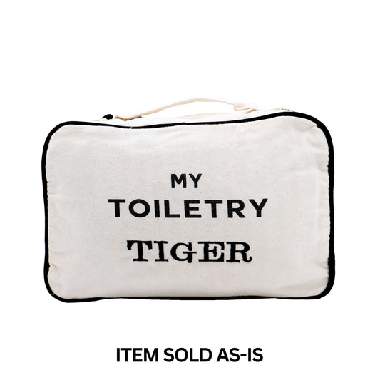 SALES BIN - Hanging Toiletry Travel Bag – Cream